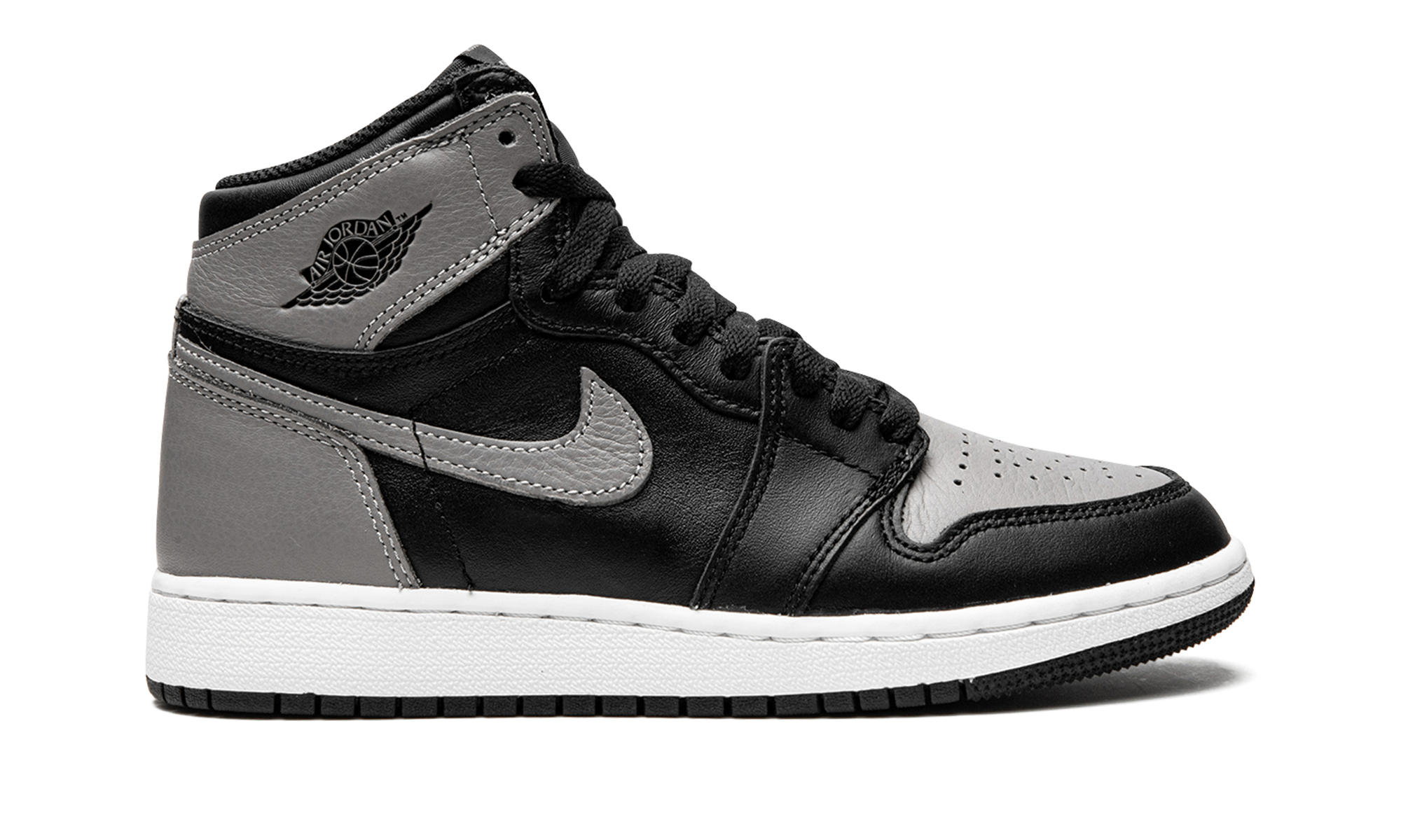 jordan 1 retro high shadow 2018 gs+575441-013+diagnol right view