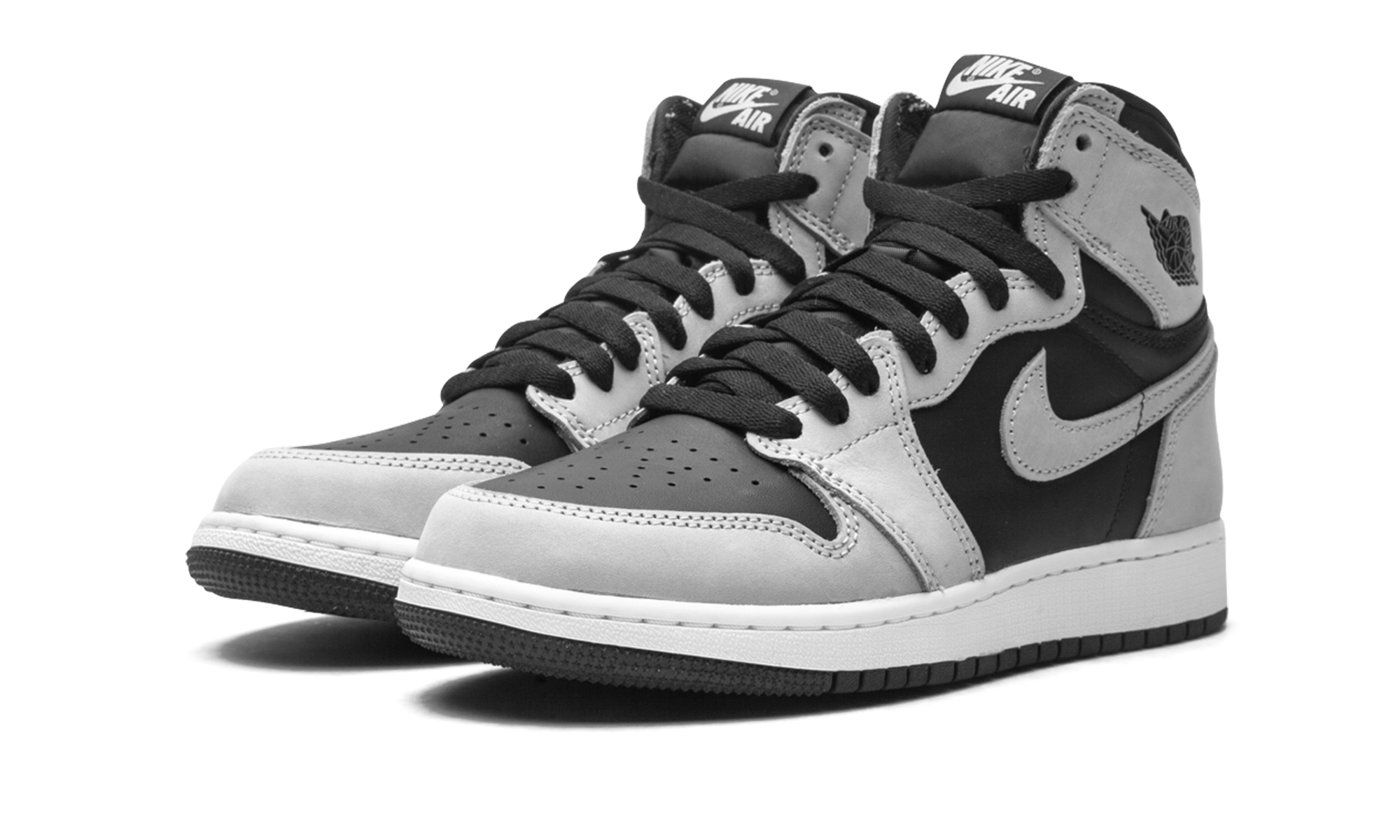 jordan 1 retro high shadow 2 0 gs+575441-035+diagnol left view