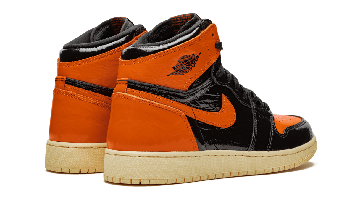 jordan 1 retro high shattered backboard 3 0 gs+575441-028+diagnol right behind view