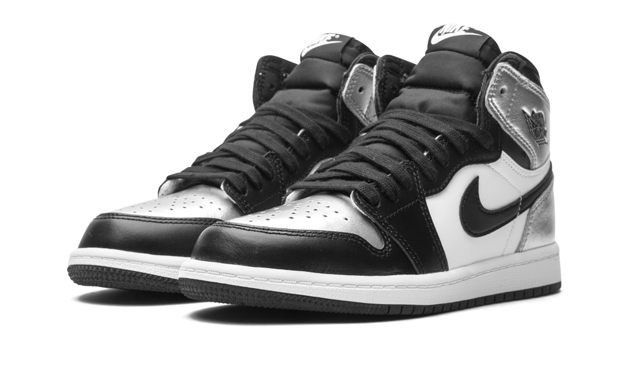 jordan 1 retro high silver toe ps+CU0449-001+diagnol left view