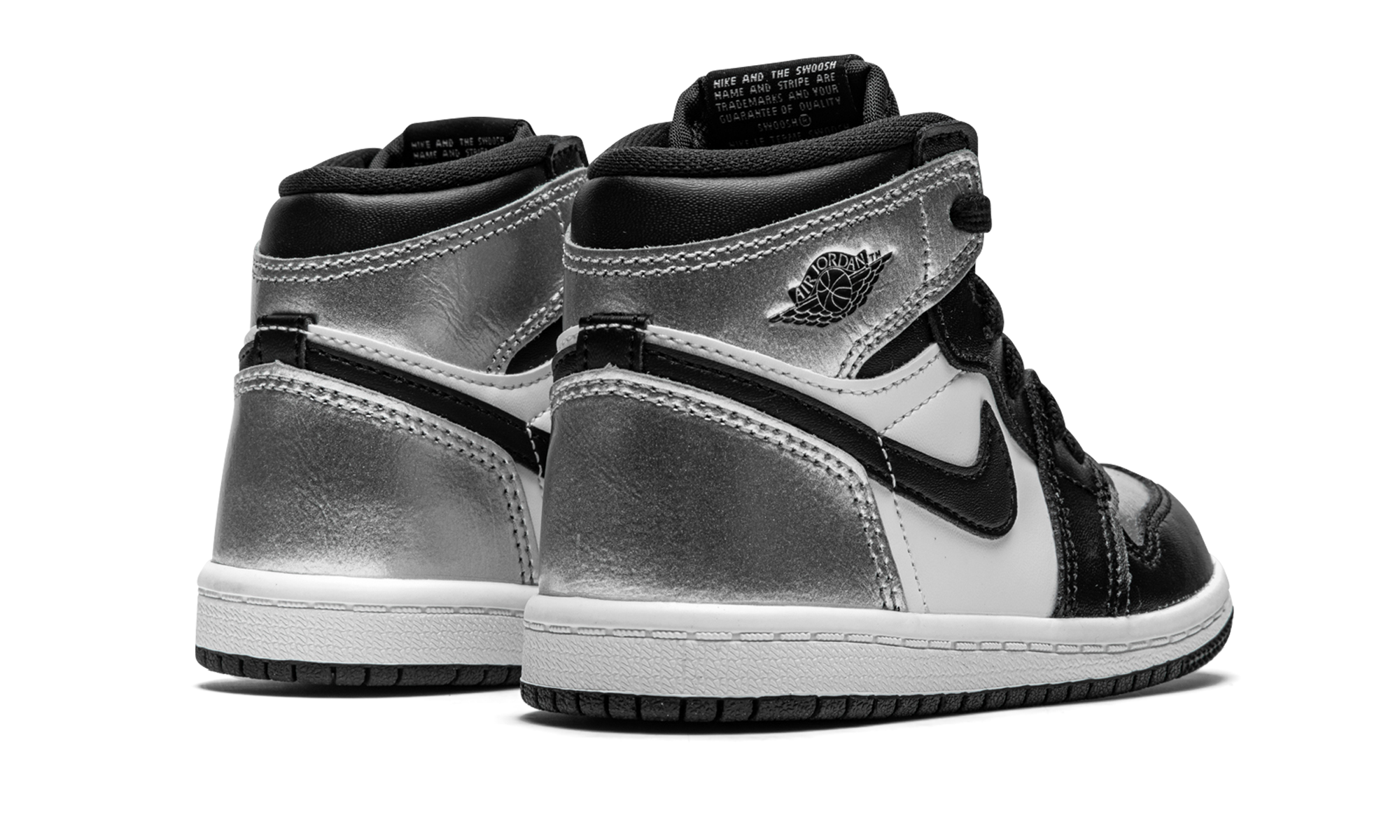 jordan 1 retro high silver toe td+CU0450-001+diagnol right behind view