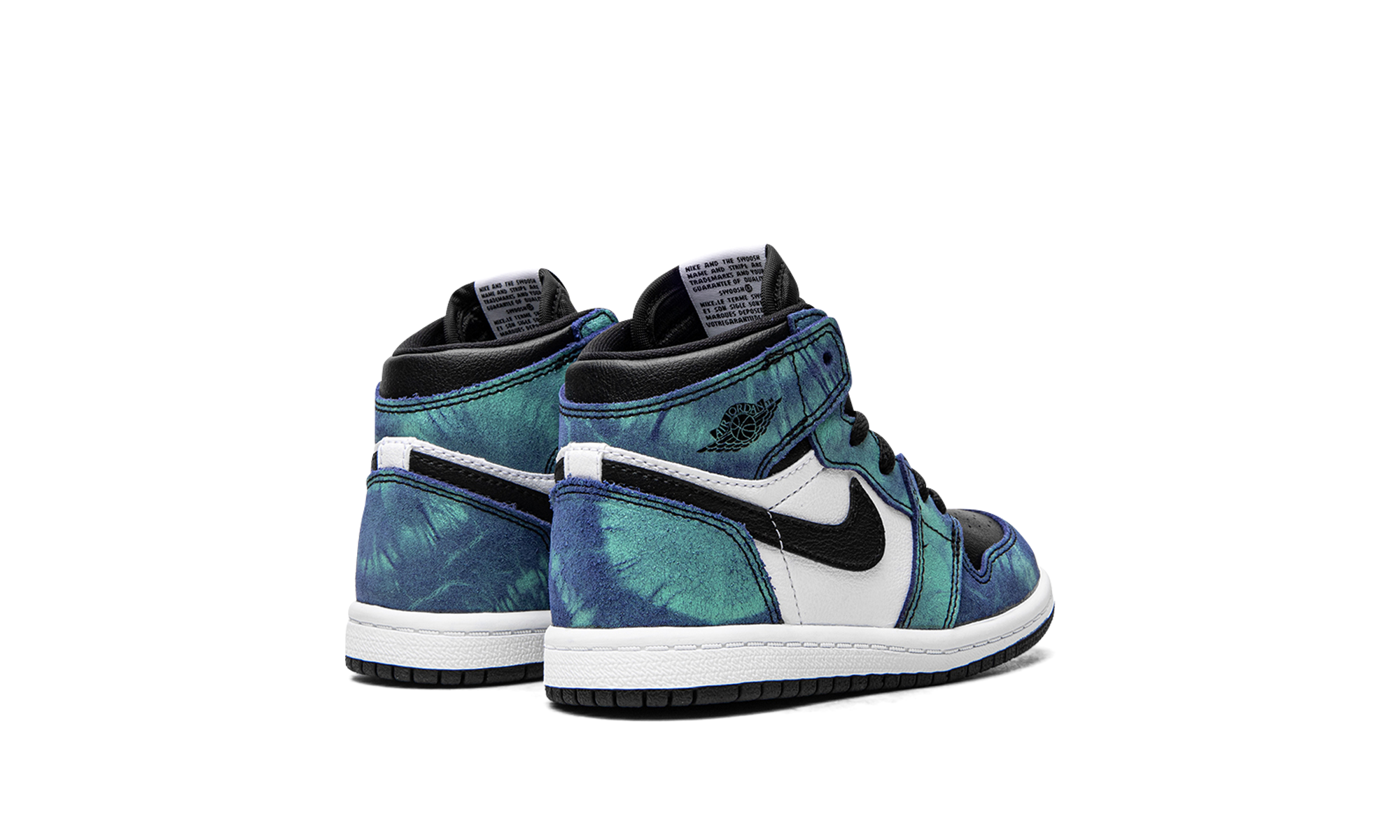 jordan 1 retro high tie dye td+CU0450-100+diagnol right behind view