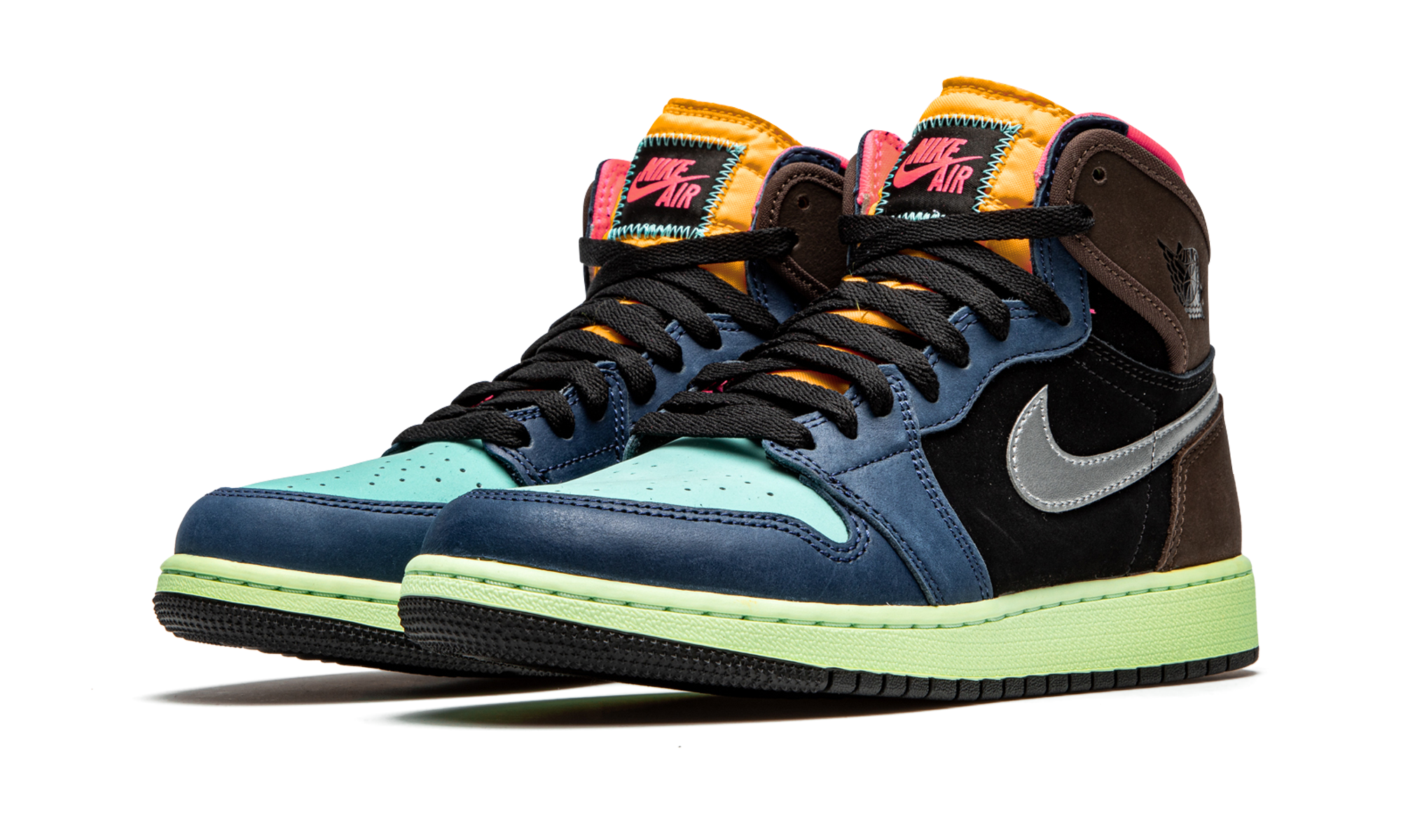 jordan 1 retro high tokyo bio hack gs+575441-201+diagnol left view