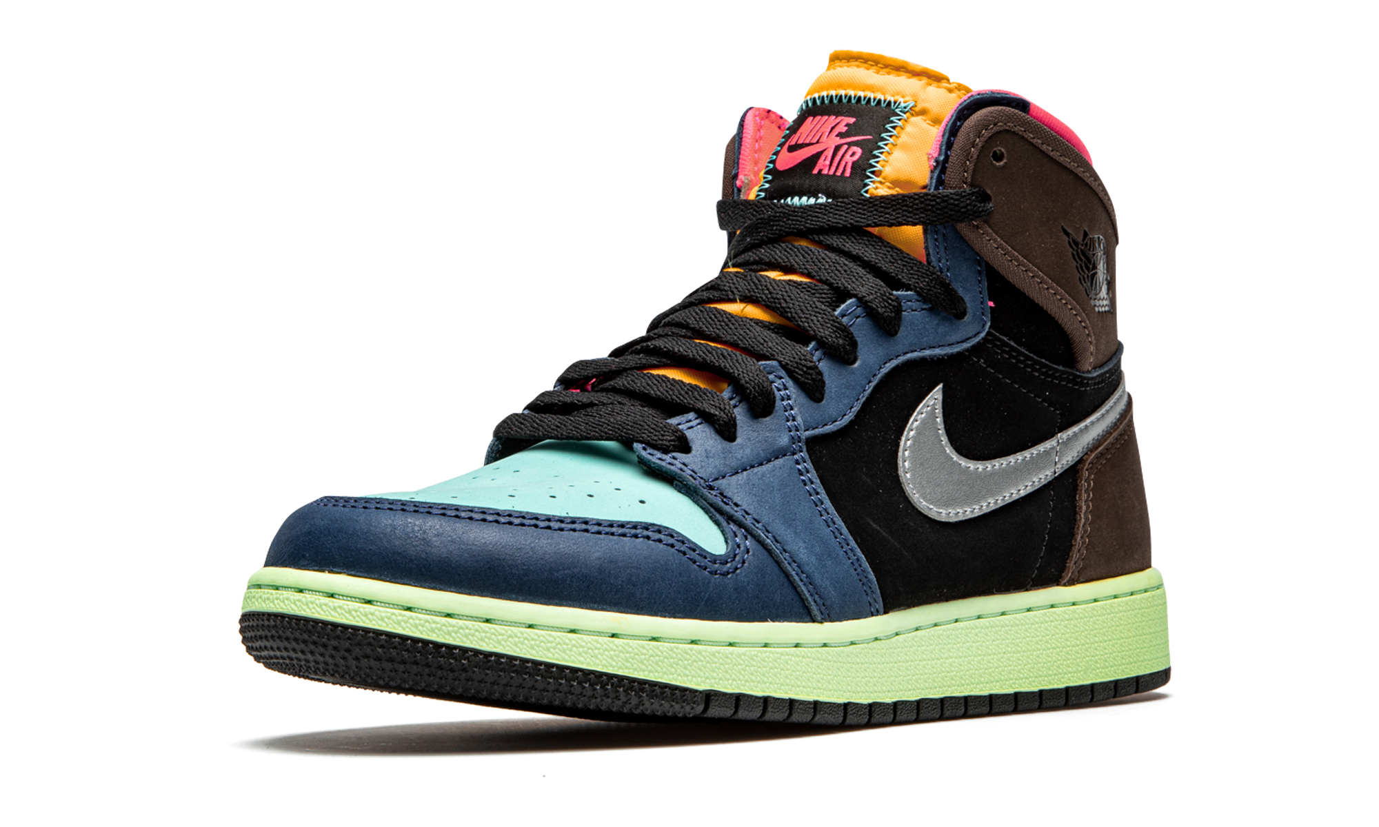 jordan 1 retro high tokyo bio hack gs+575441-201+left diagnol single view