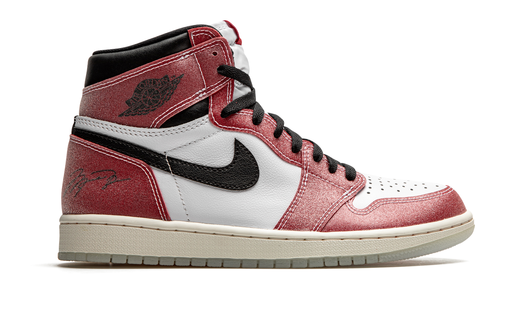 jordan 1 retro high trophy room chicago friends and family w blue laces+DA2728-100+right view