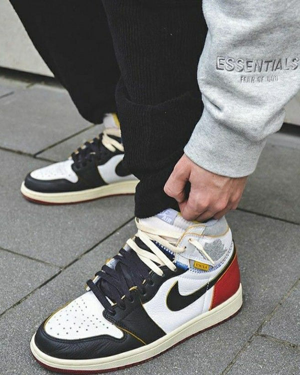 Jordan 1 Retro High Union Los Angeles Black Toe, Lifestyle View 3, SKU BV1300-106