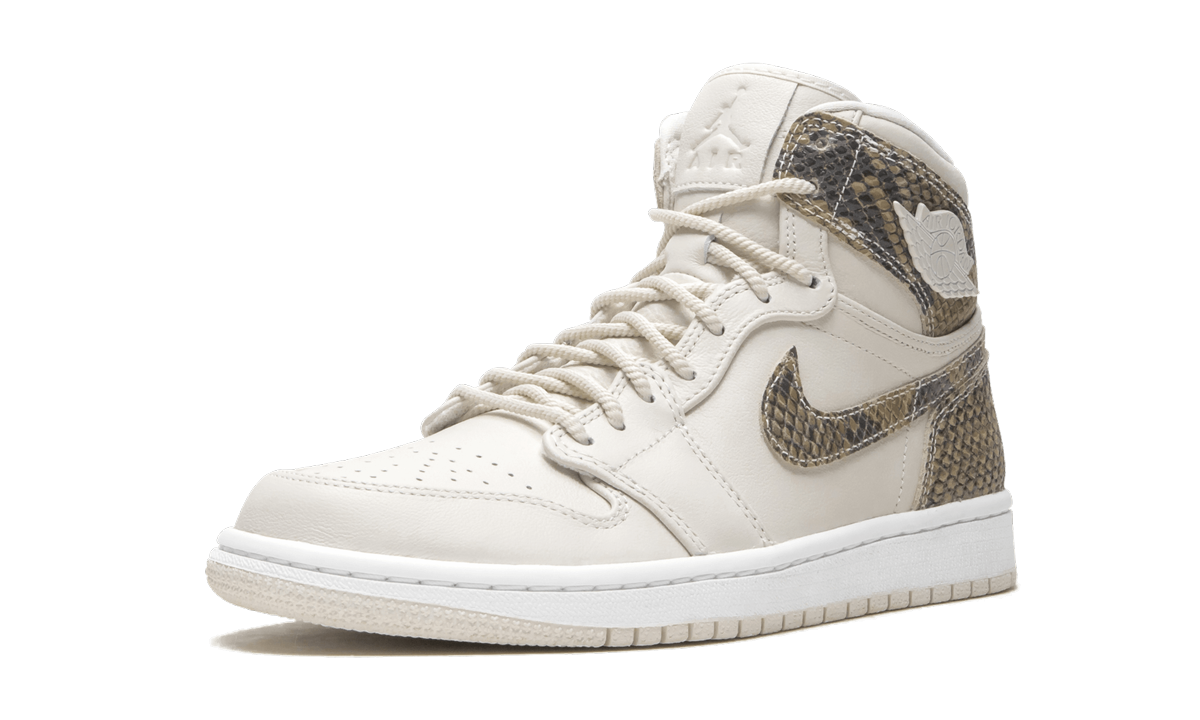 jordan 1 retro high white snake women s+AH7389-004+left diagnol single view