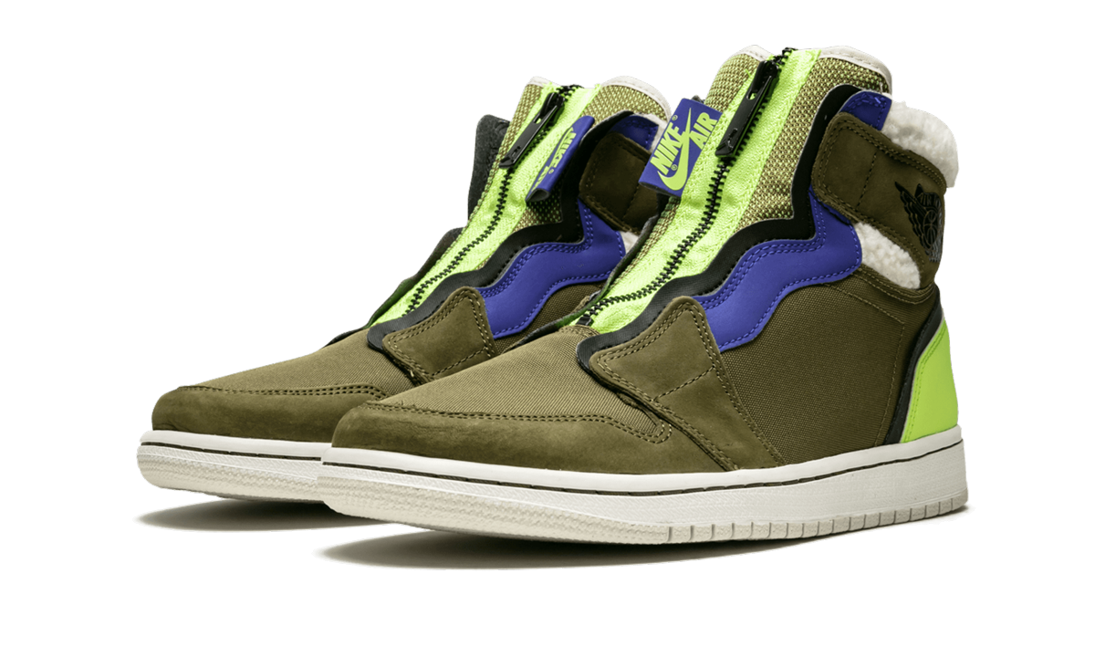 jordan 1 retro high zip utility pack women s+AV3723-300+diagnol left view