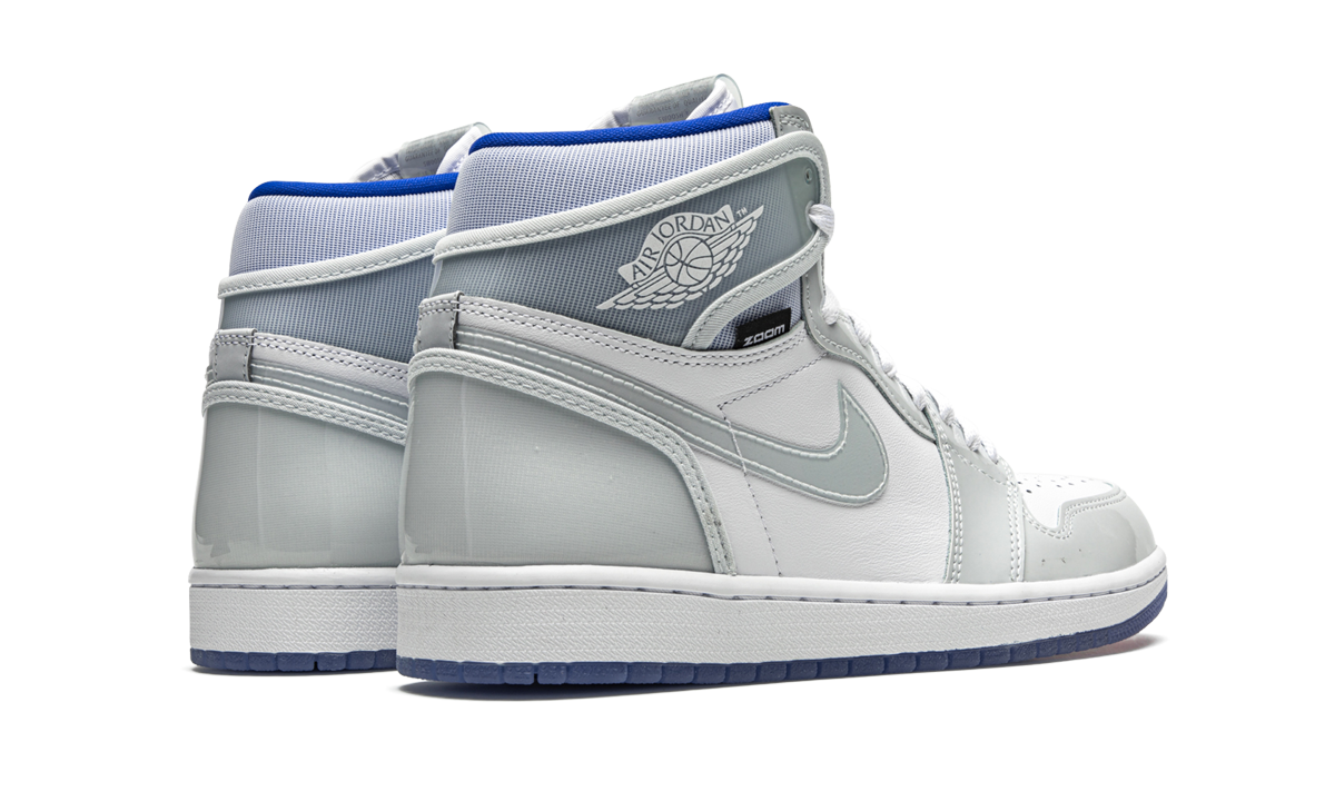 jordan 1 retro high zoom white racer blue+CK6637-104+diagnol right behind view