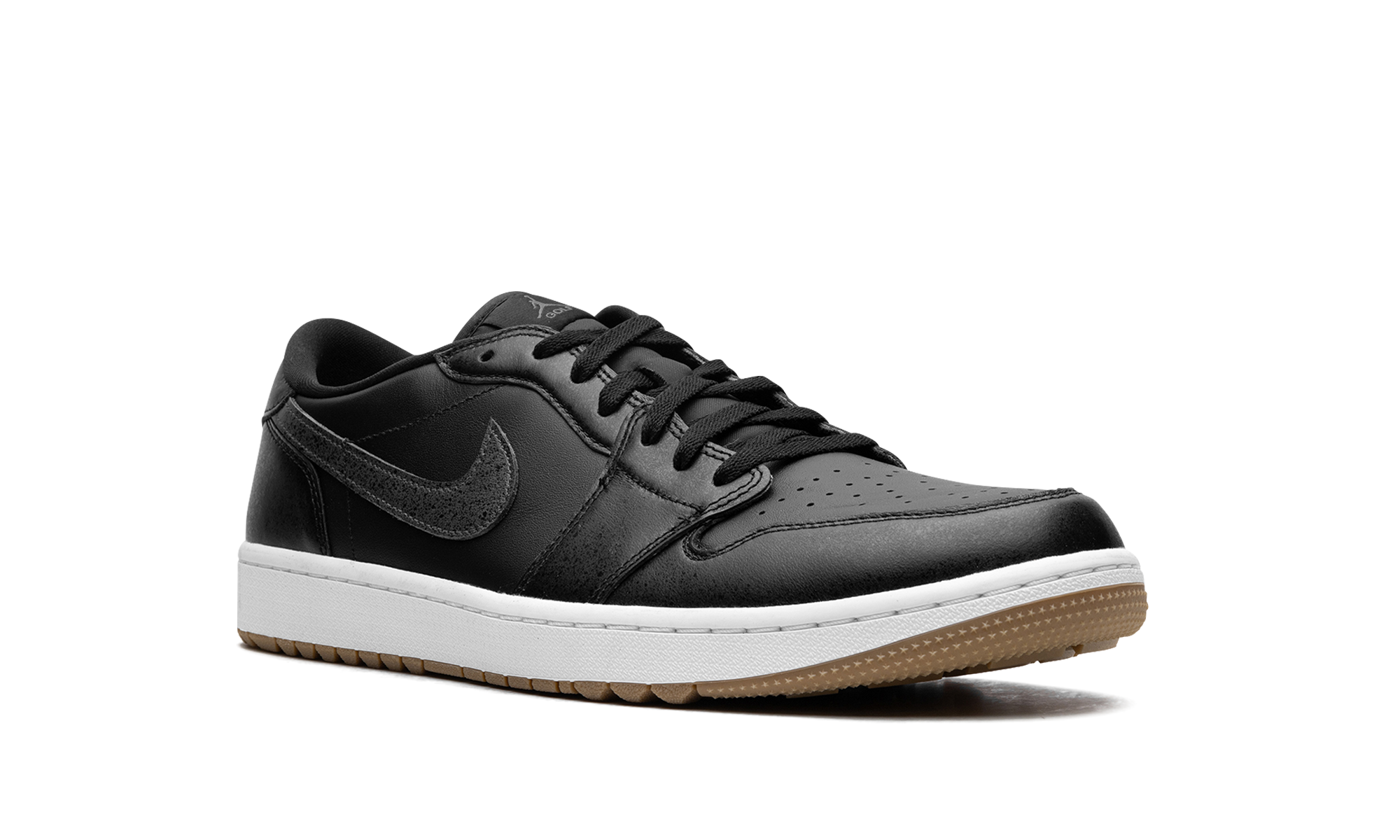 jordan 1 retro low golf black gum+DD9315-005+diagnol right view