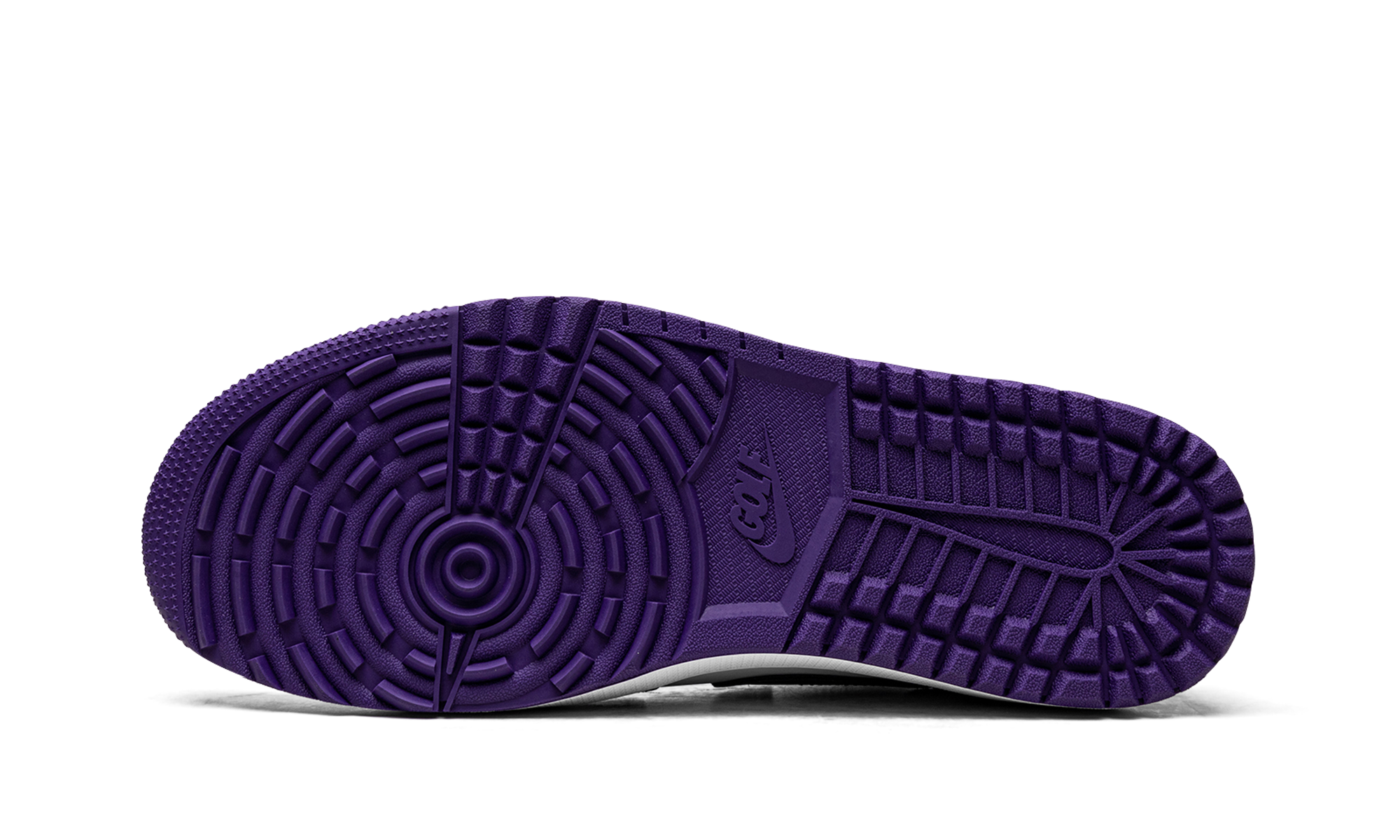 jordan 1 retro low golf court purple+DD9315-105+bottom view