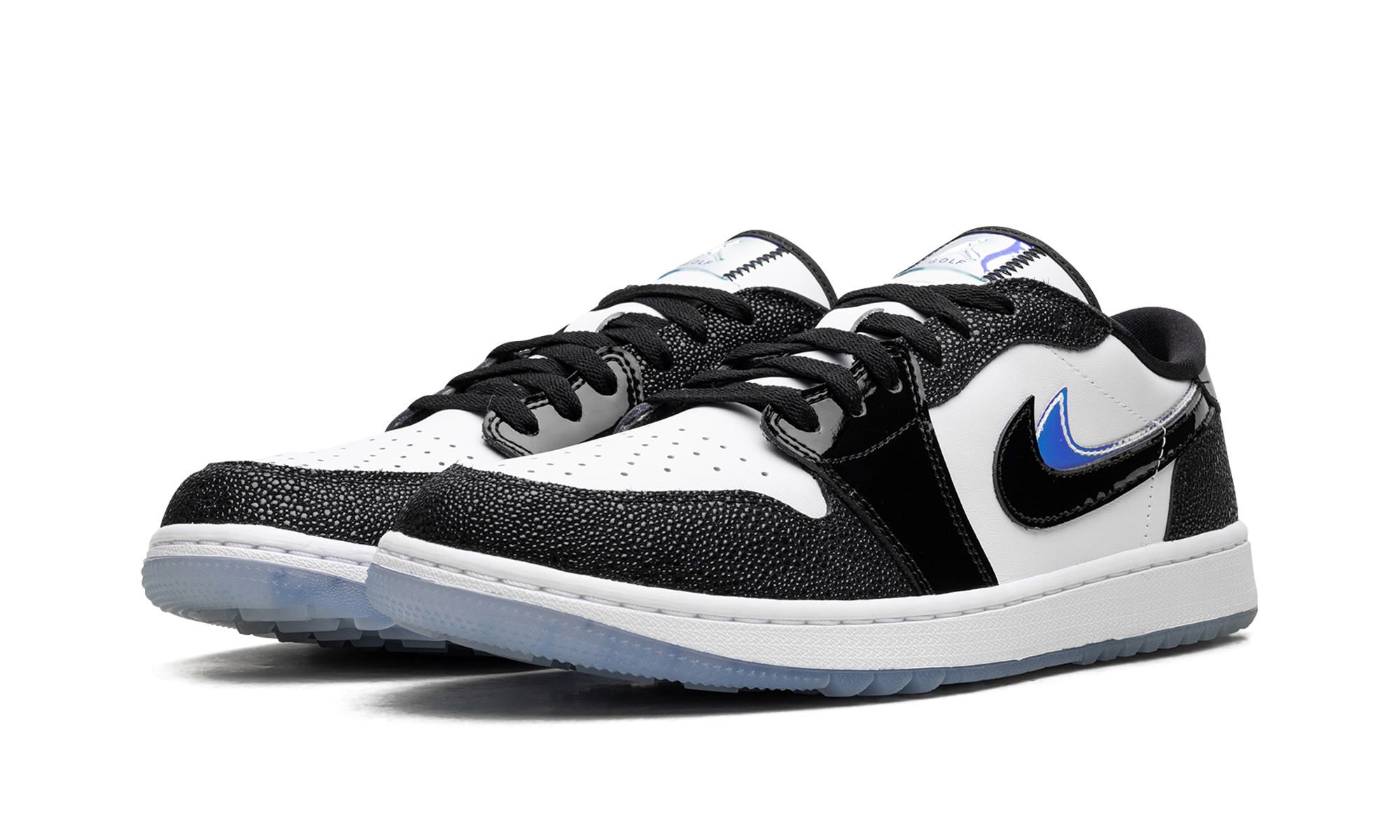 jordan 1 retro low golf endless pursuit pack+FZ4159-100+diagnol left view