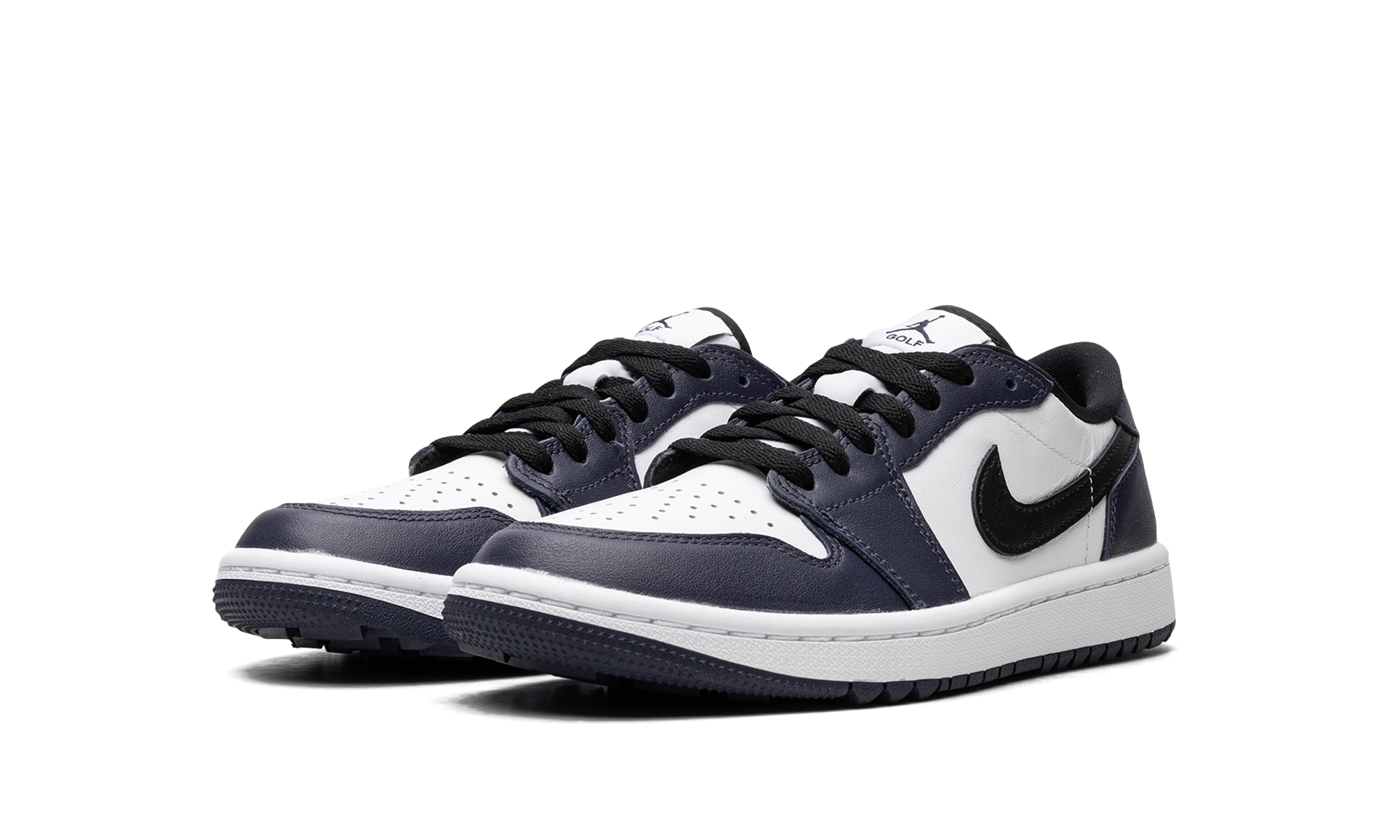 jordan 1 retro low golf midnight navy+DD9315-104+diagnol left view