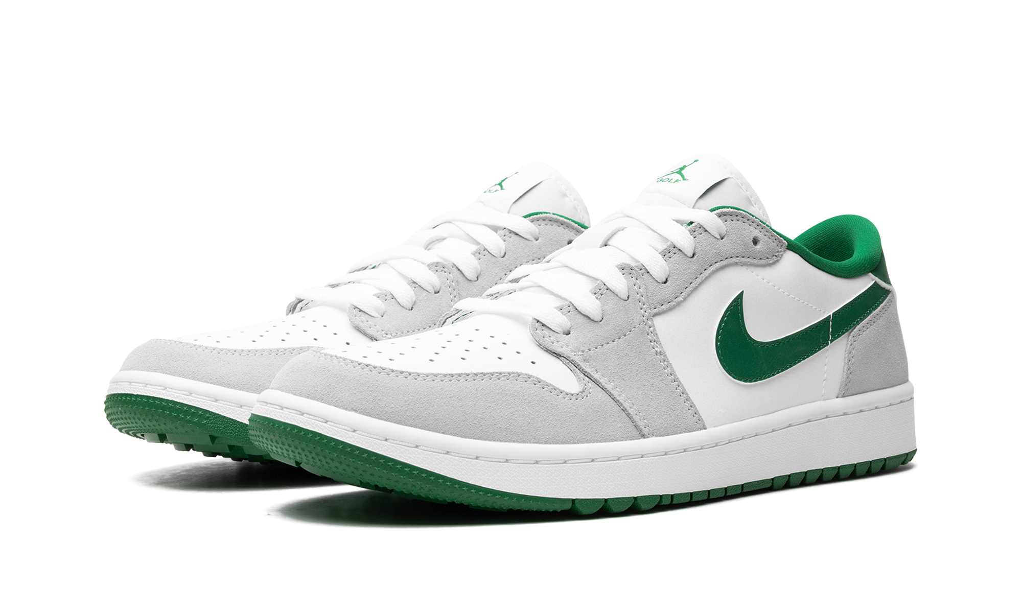 jordan 1 retro low golf pine green+DD9315-112+diagnol left view