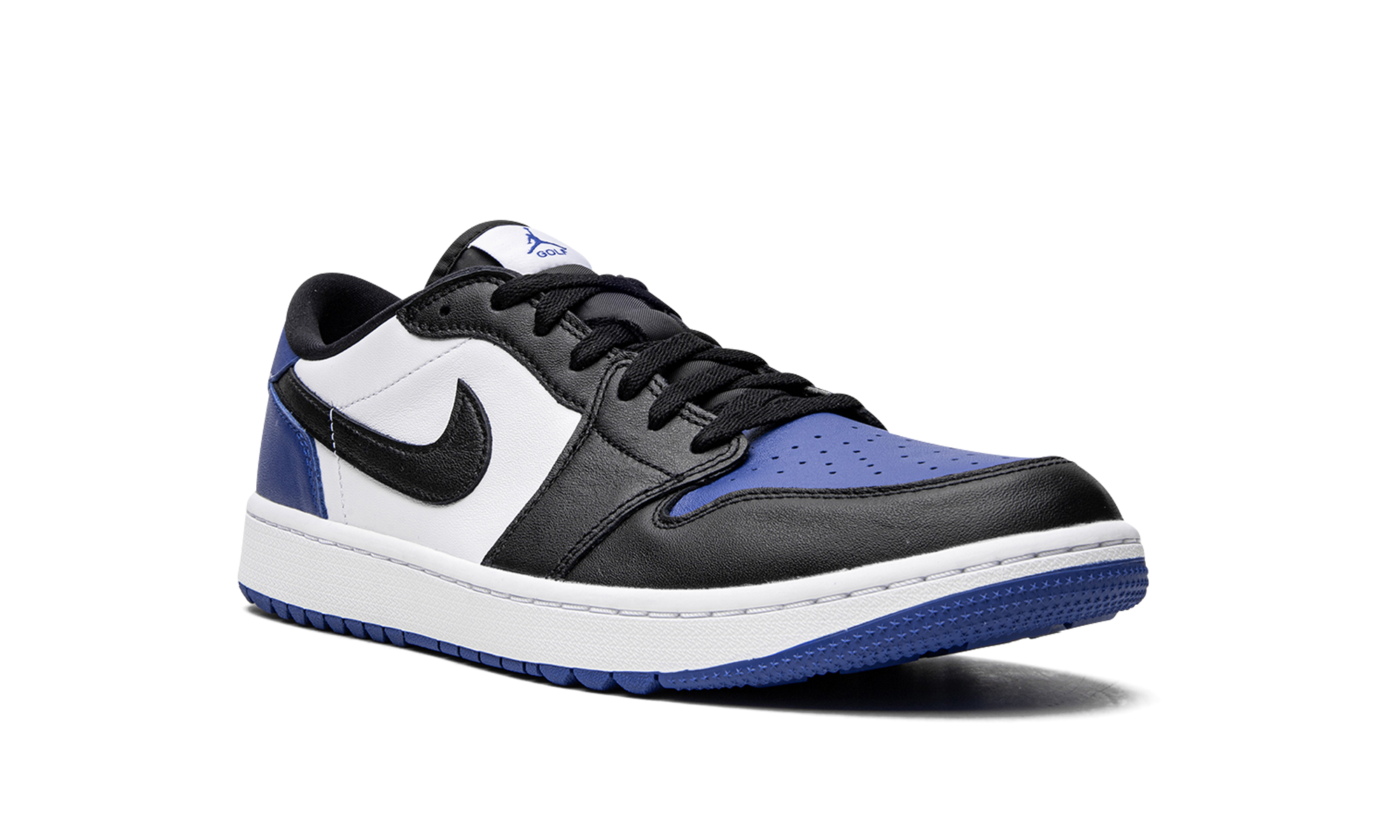 jordan 1 retro low golf royal toe+DD9315-102+diagnol right view
