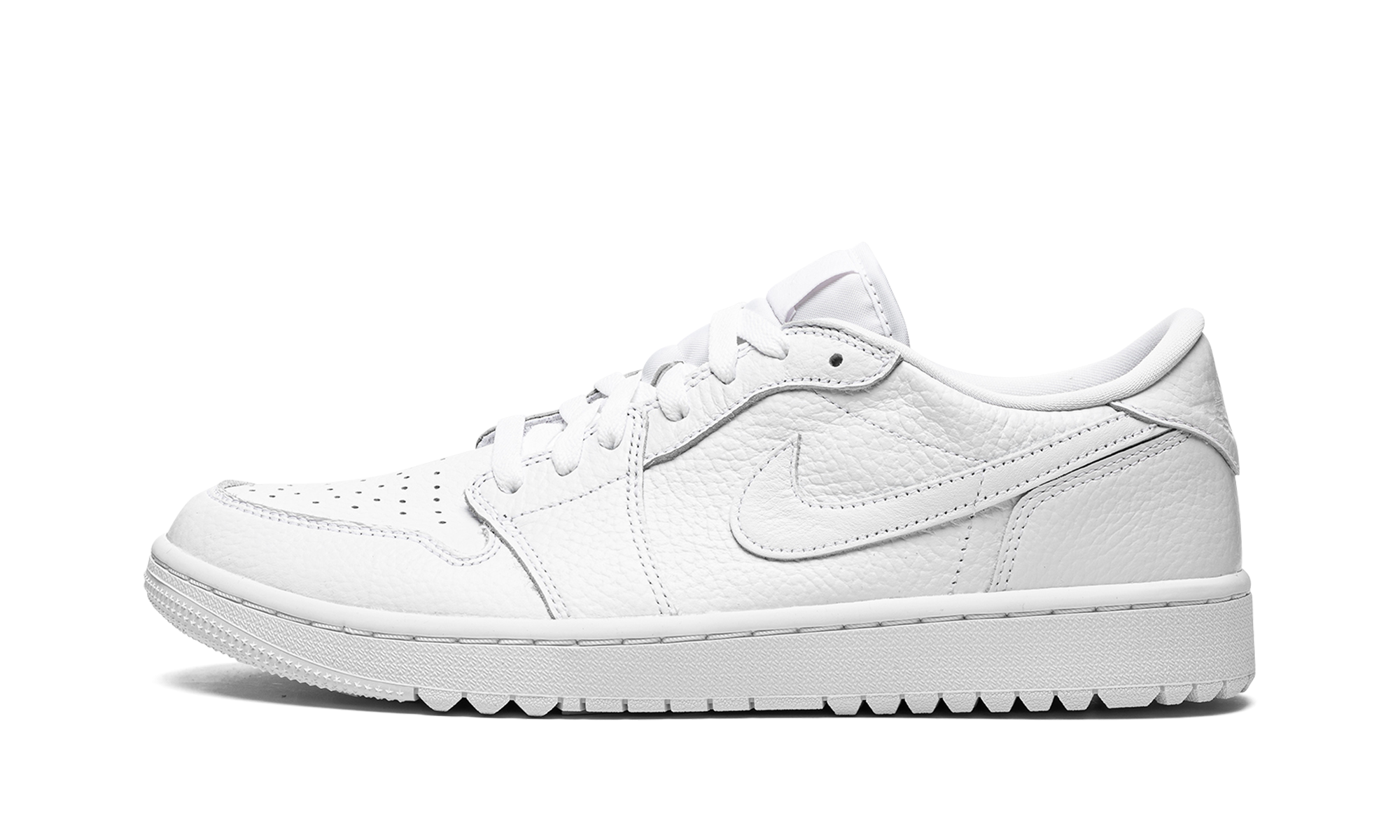 jordan 1 retro low golf triple white+DD9315-101+diagnol right view 1