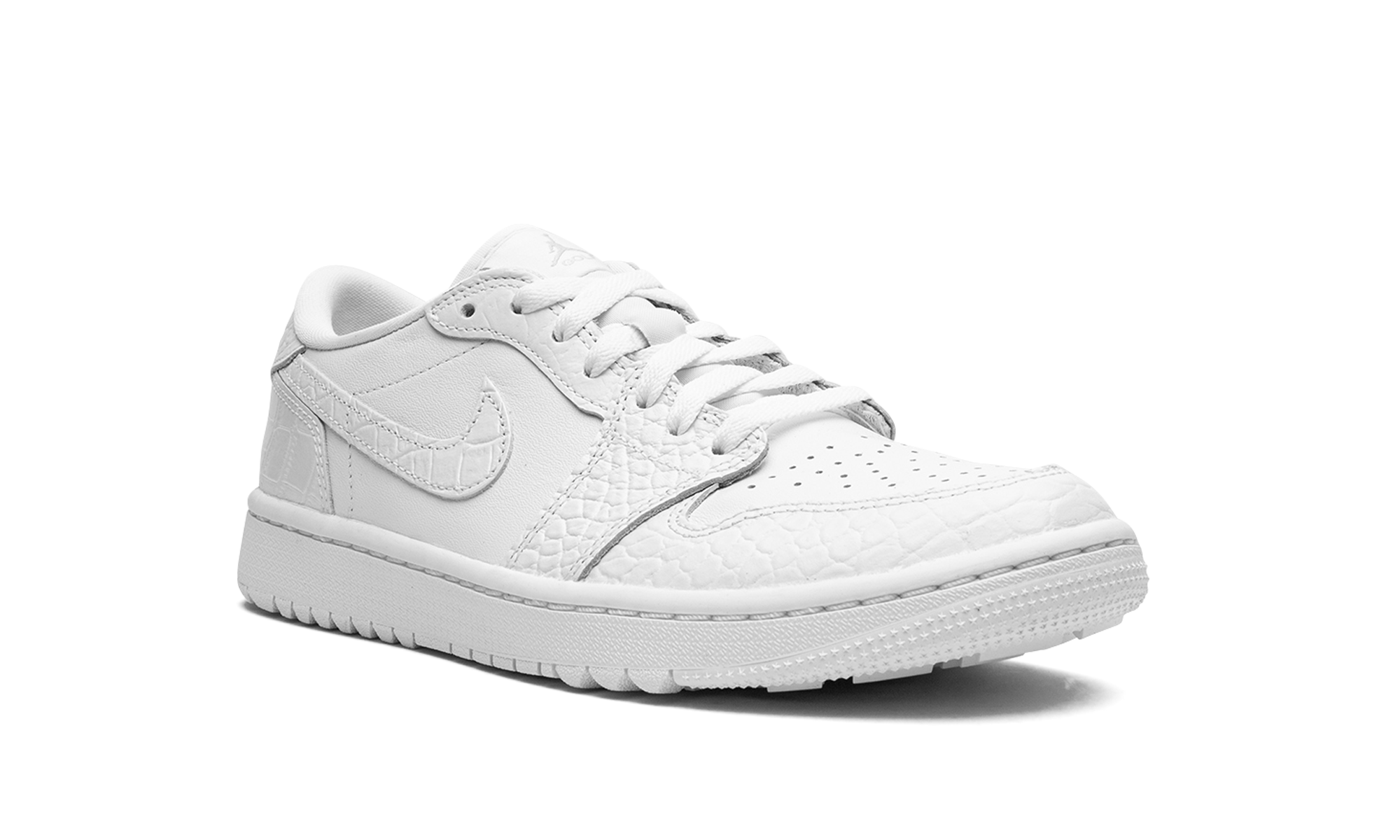 jordan 1 retro low golf white croc+DD9315-110+diagnol right view