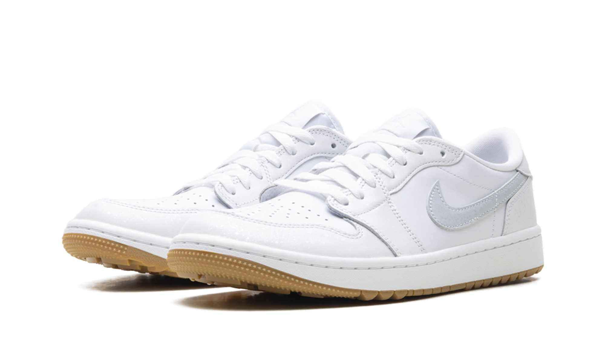 jordan 1 retro low golf white gum+DD9315-111+diagnol left view