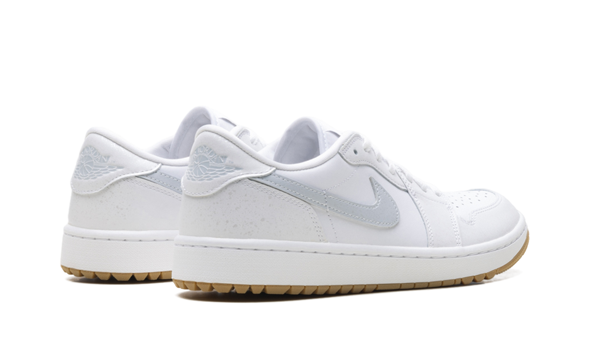 jordan 1 retro low golf white gum+DD9315-111+diagnol right behind view
