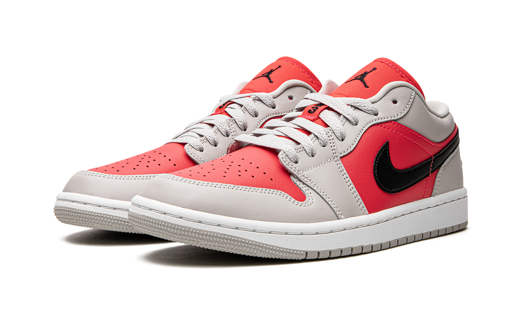 jordan 1 retro low light iron ore siren red women s+DC0774-060+diagnol left view