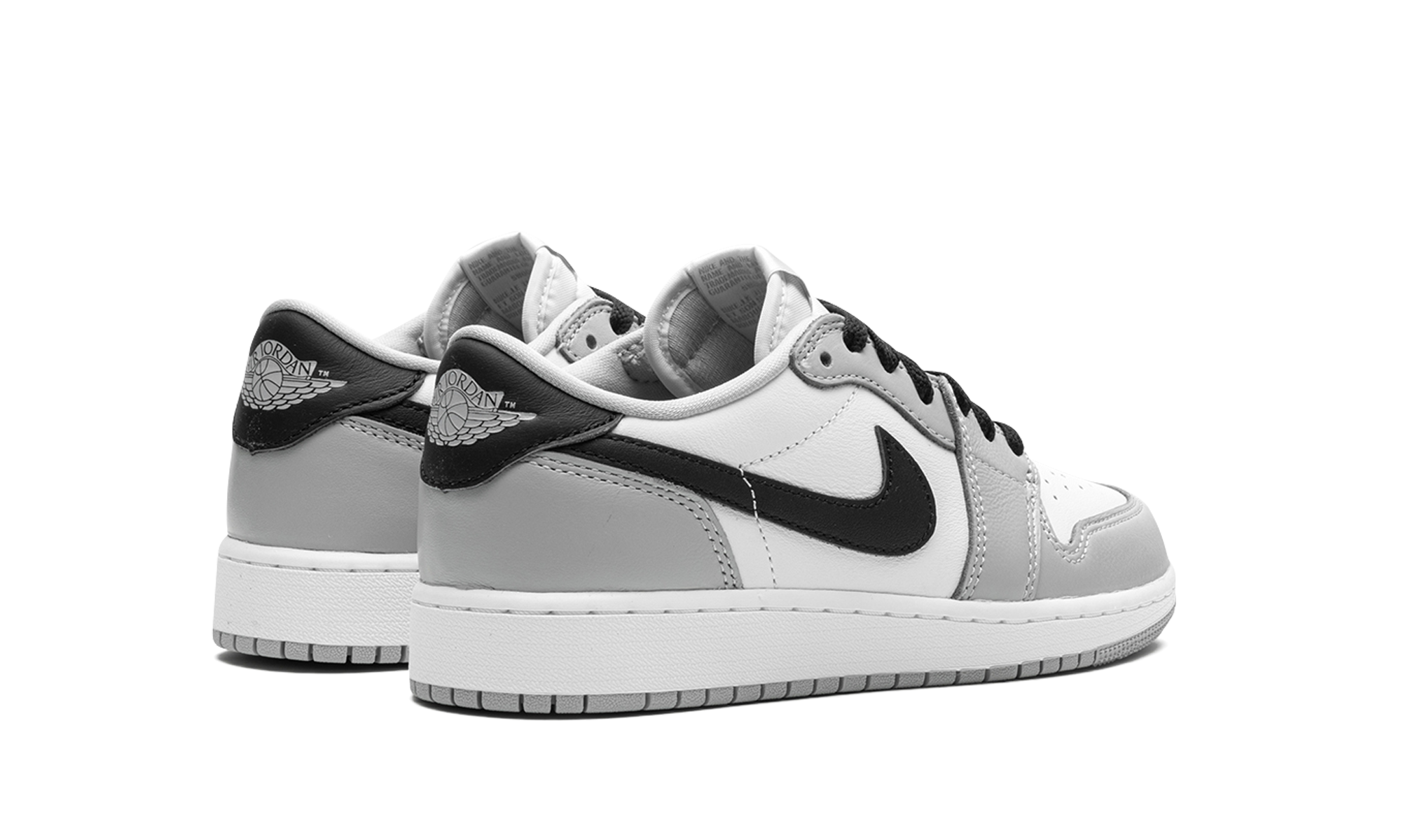jordan 1 retro low og barons gs+CZ0858-110+diagnol right behind view