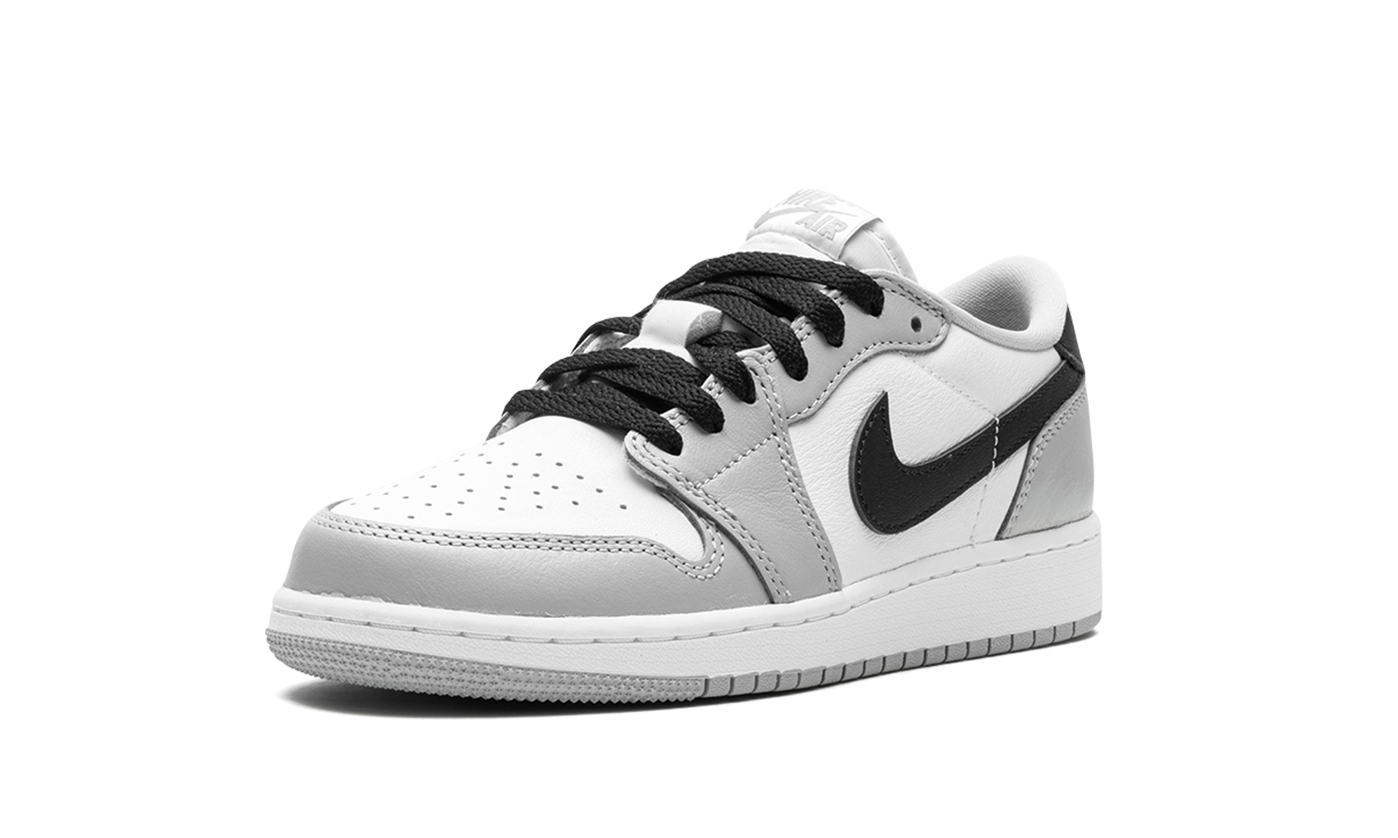jordan 1 retro low og barons gs+CZ0858-110+left diagnol single view