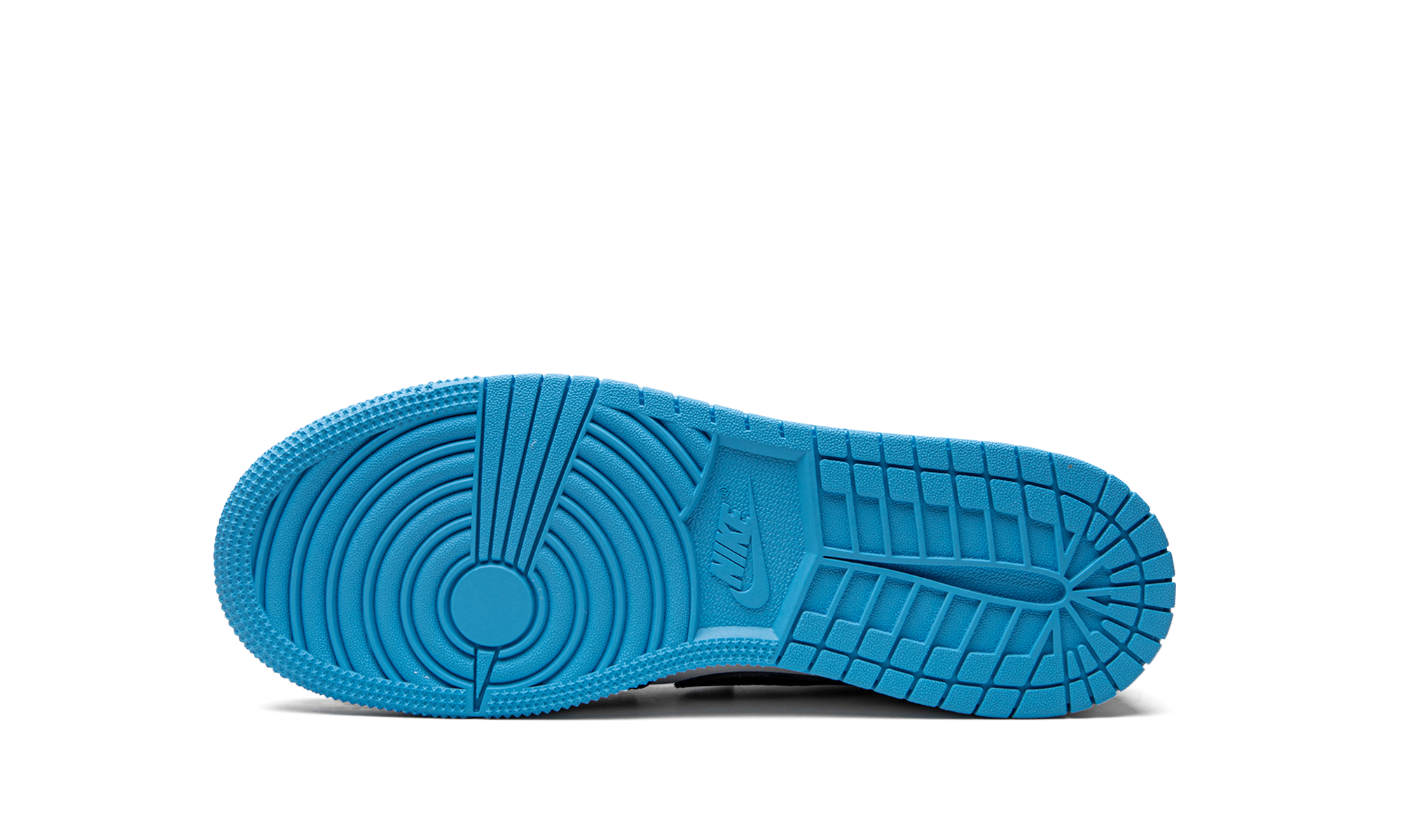 jordan 1 retro low og black dark powder blue gs+CZ0858-104+bottom view
