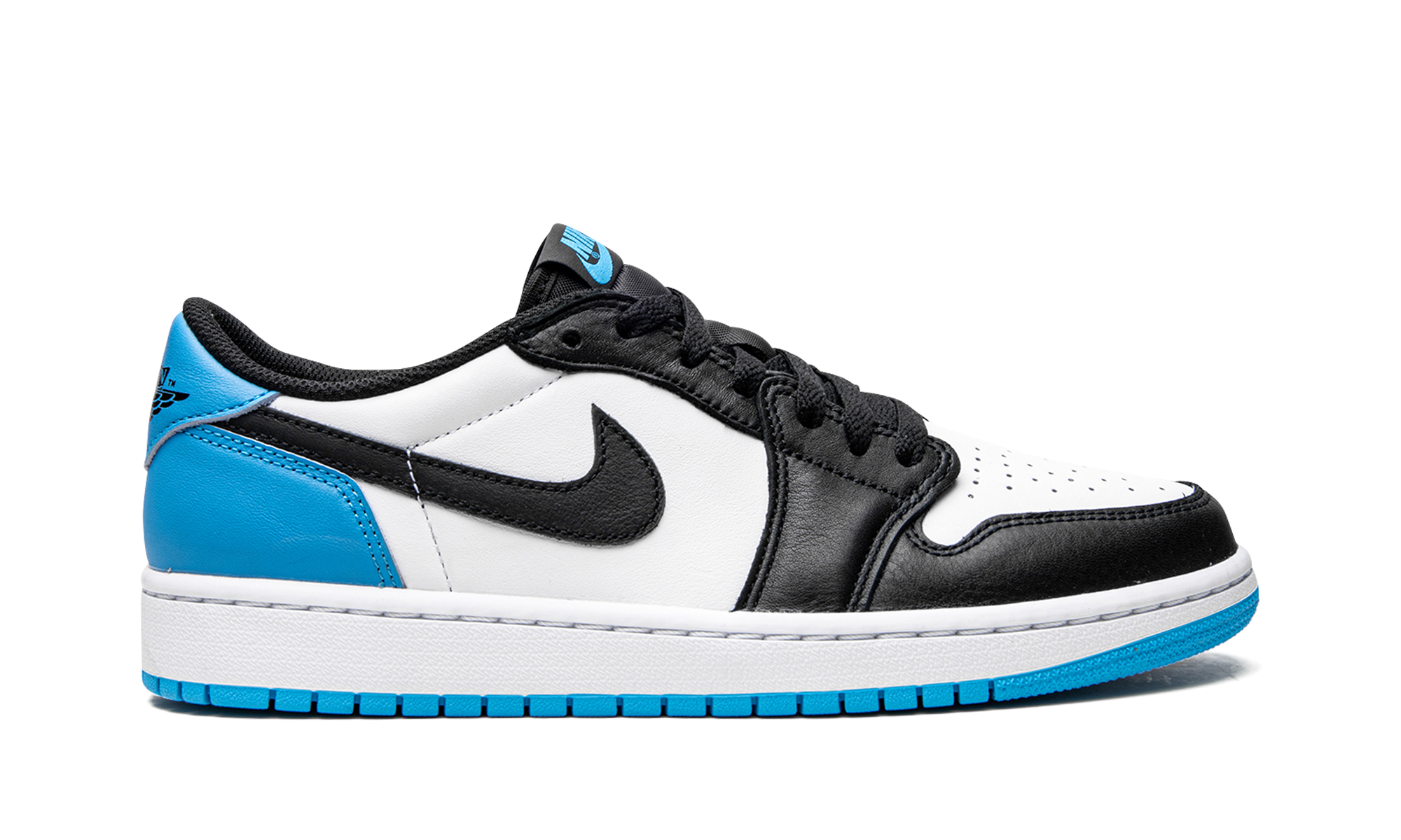 jordan 1 retro low og black dark powder blue women s+CZ0775-104+right view