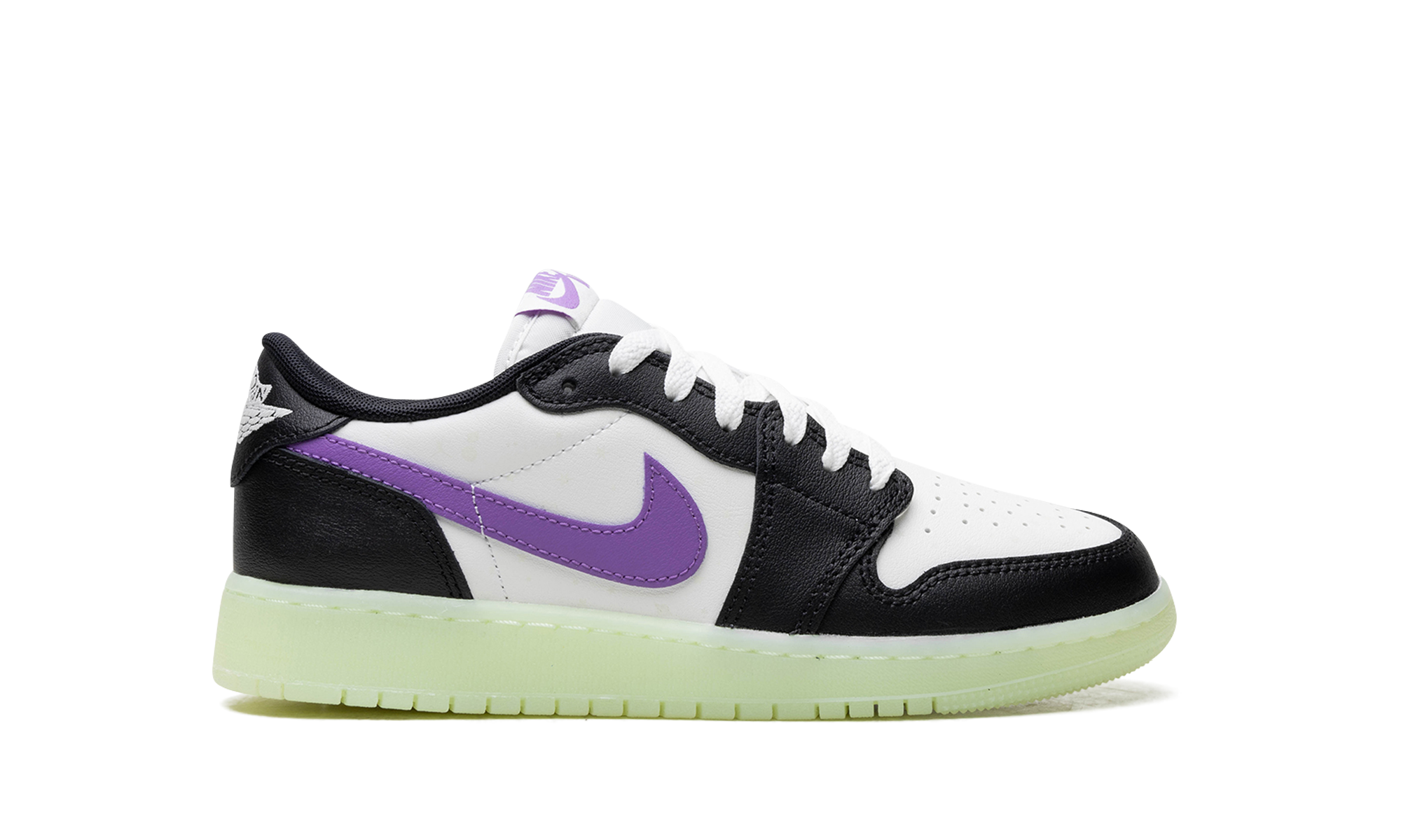 jordan 1 retro low og black raspberry gs+HF0410-001+right view