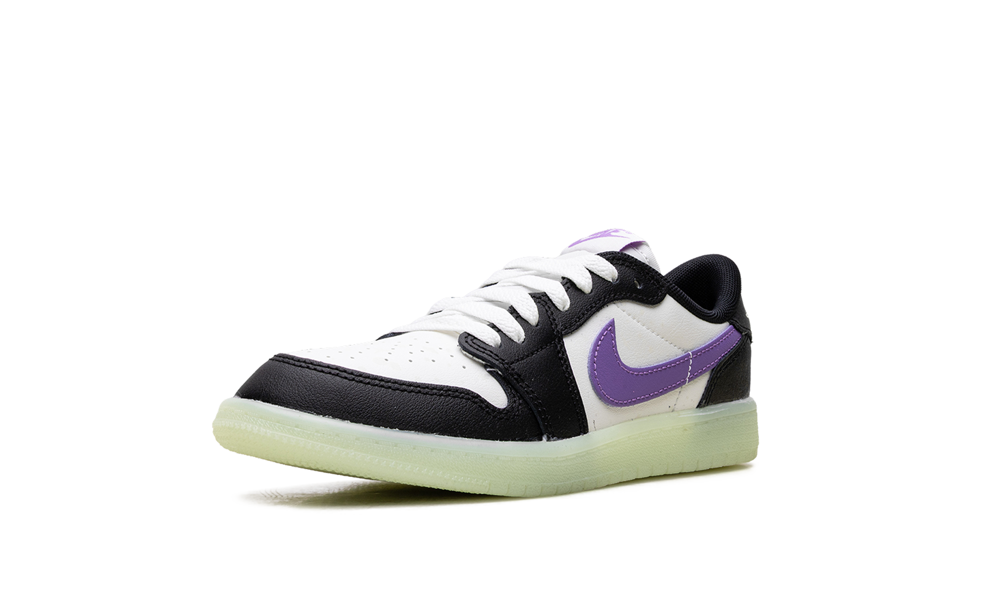 jordan 1 retro low og black raspberry ps+HF0411-001+left diagnol single view