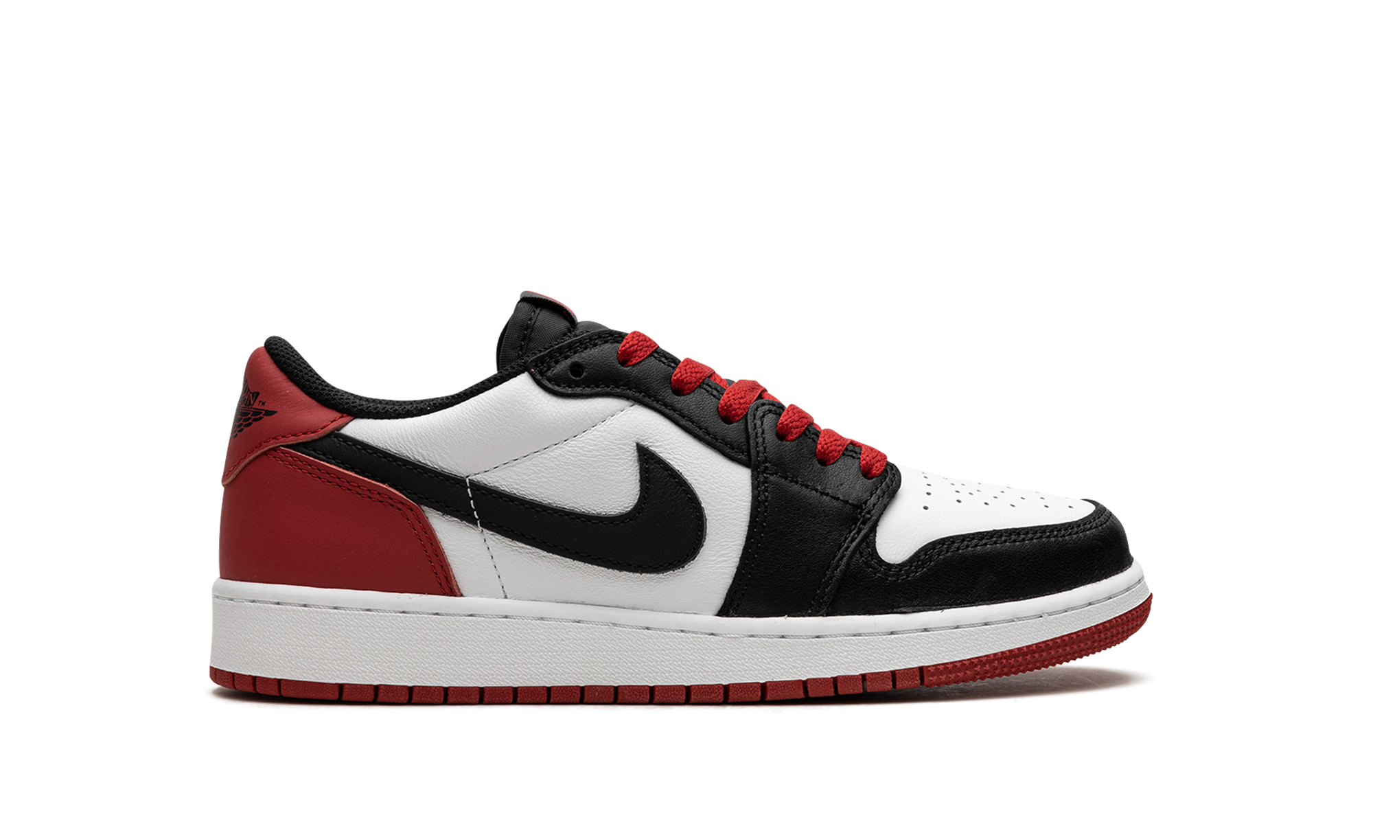 jordan 1 retro low og black toe 2023 gs+CZ0858-106+right view
