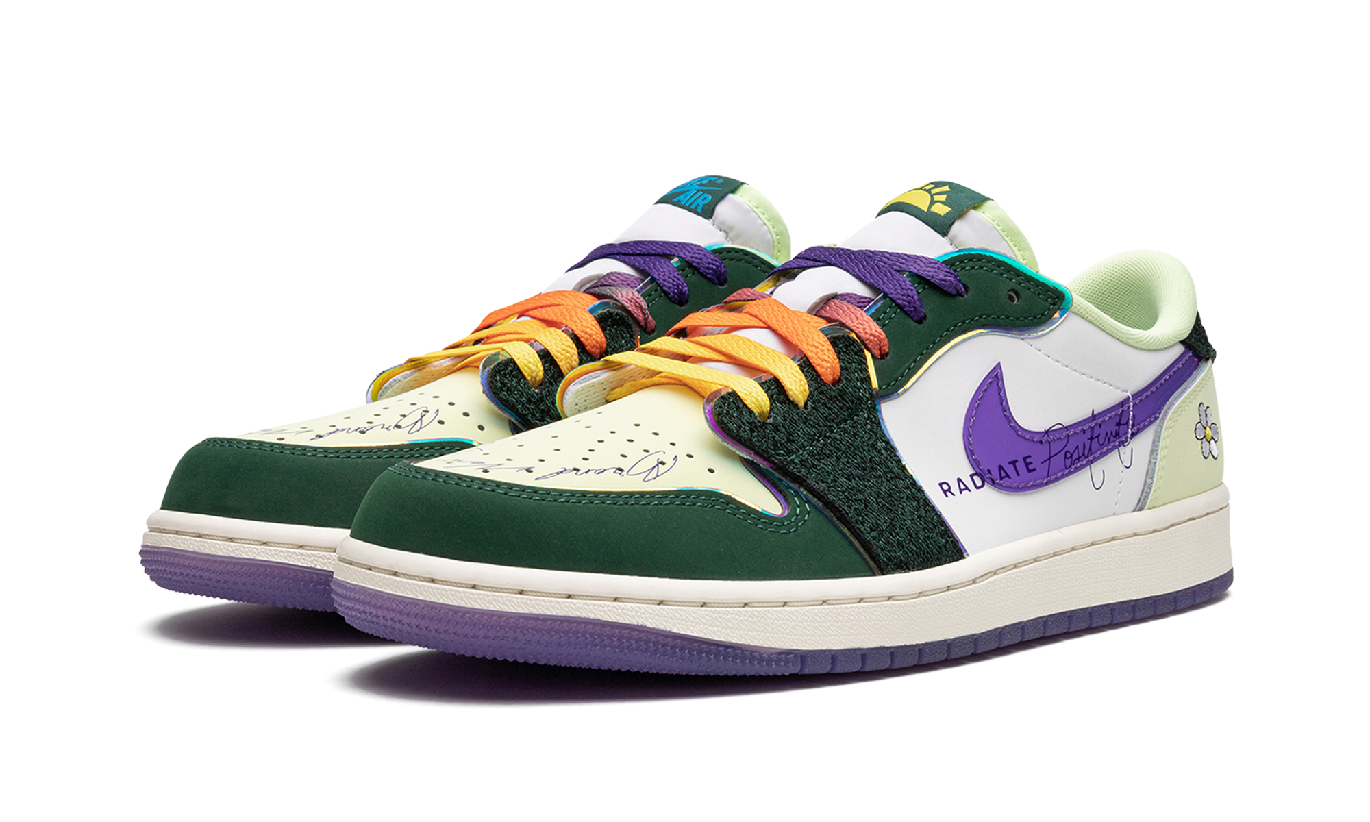 jordan 1 retro low og doernbecher 2023+FD9665-351+diagnol left view