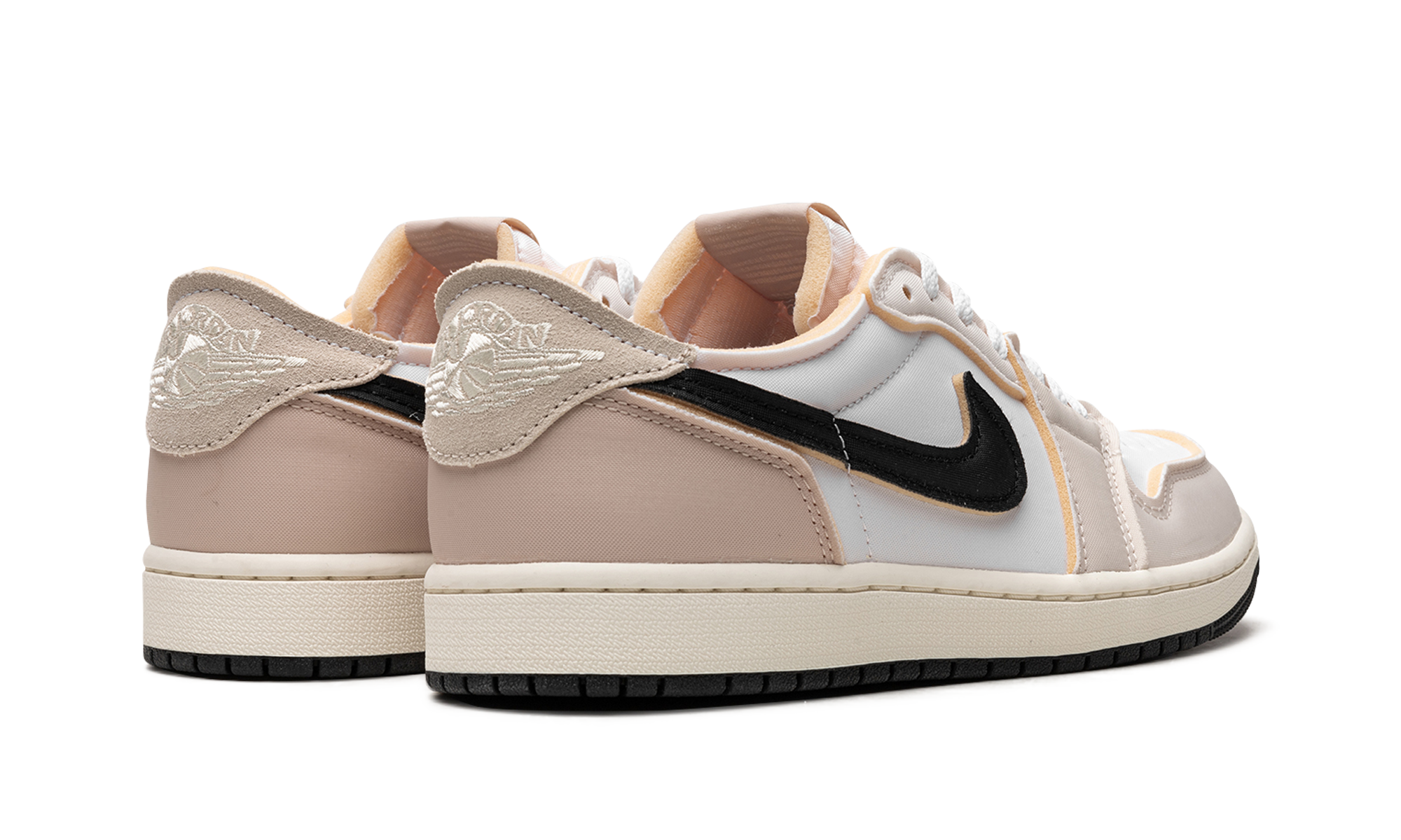jordan 1 retro low og ex coconut milk+DV0982-100+diagnol right behind view