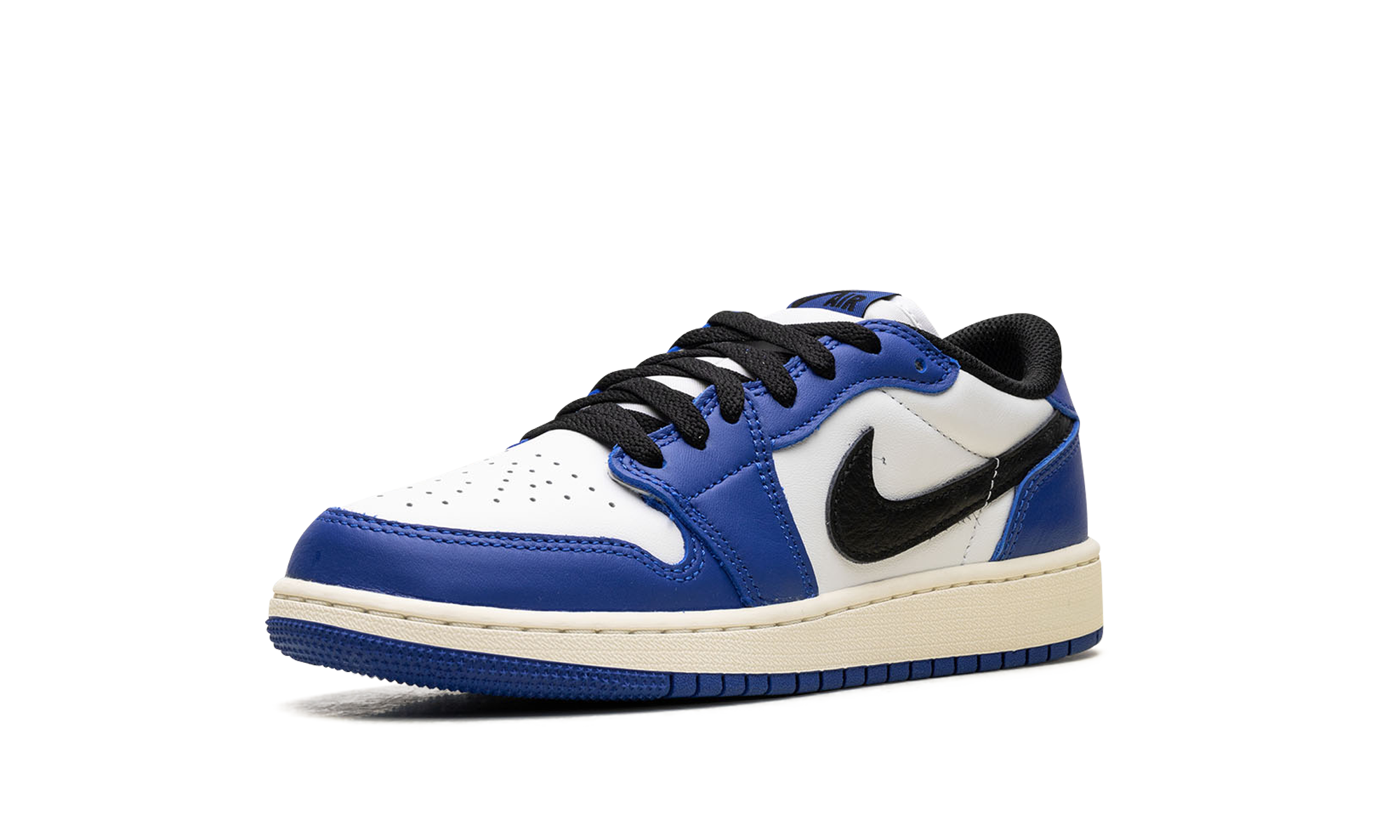 jordan 1 retro low og game royal gs+CZ0858-140+left diagnol single view