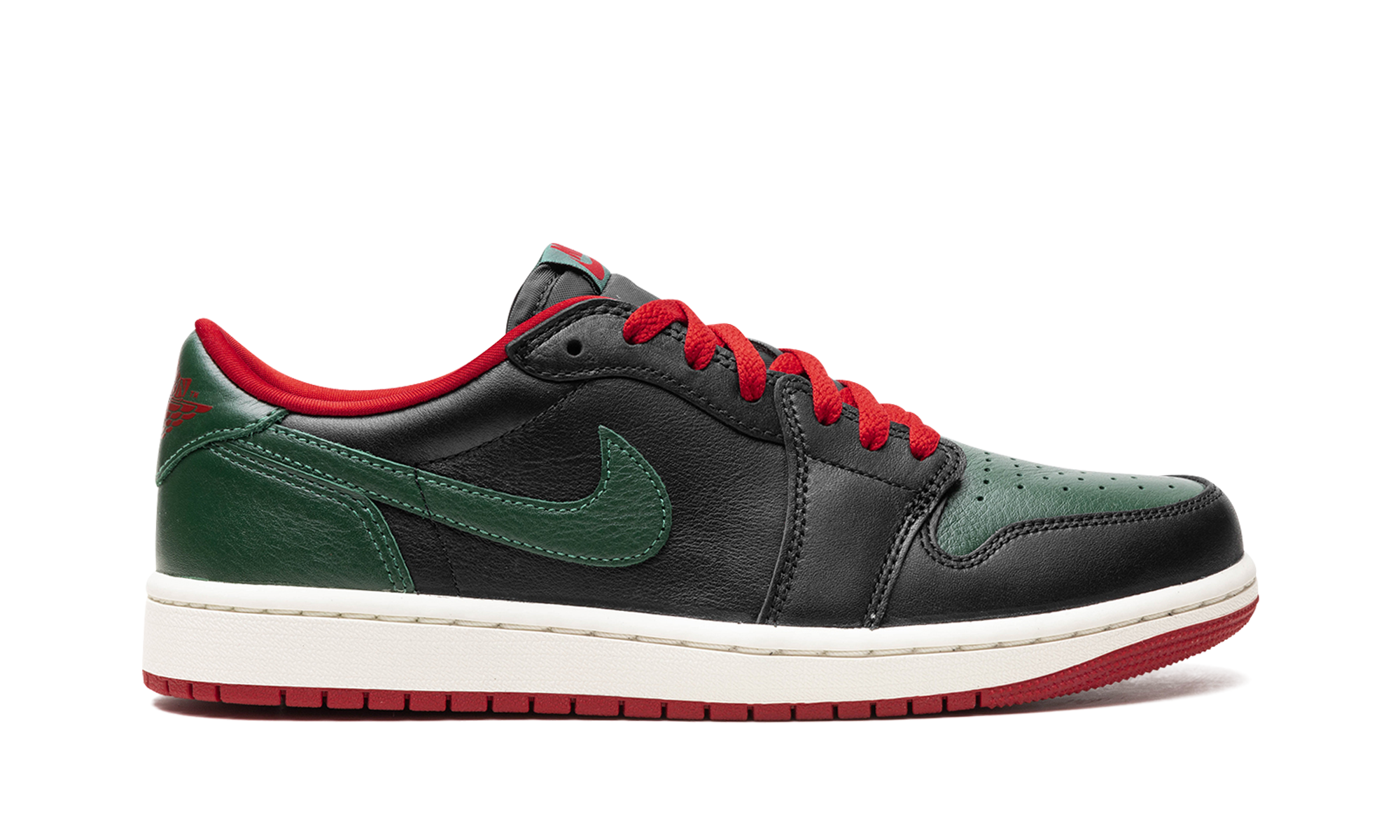 jordan 1 retro low og gorge green varsity red women s+CZ0775-036+right view