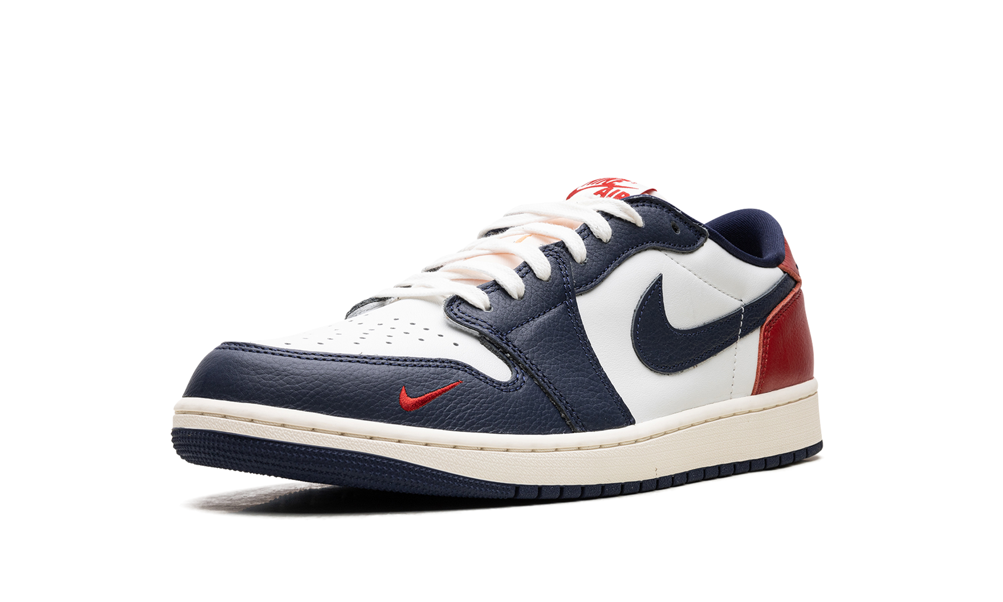 jordan 1 retro low og howard university+HQ2993-100+left diagnol single view