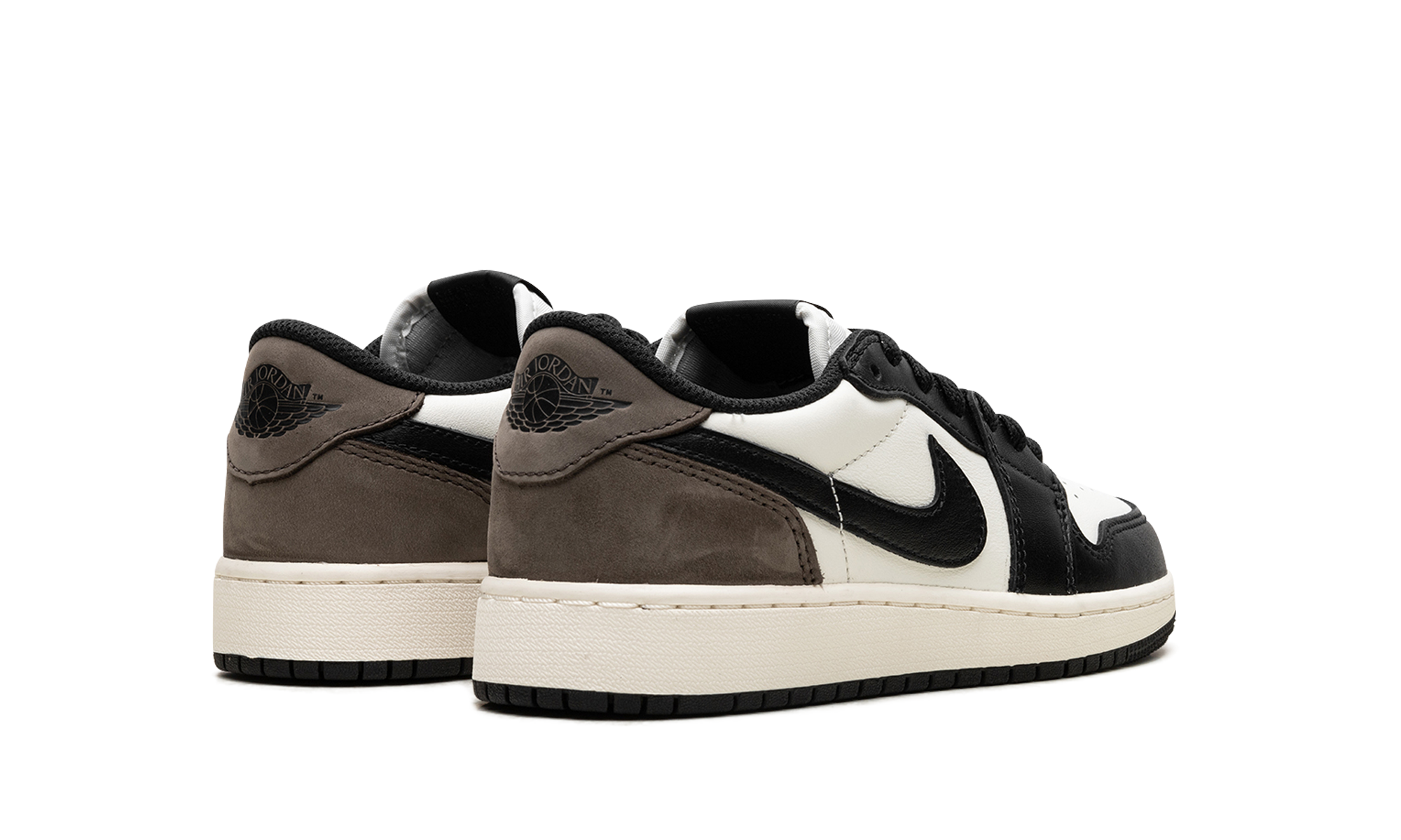 jordan 1 retro low og mocha gs+CZ0858-102+diagnol right behind view