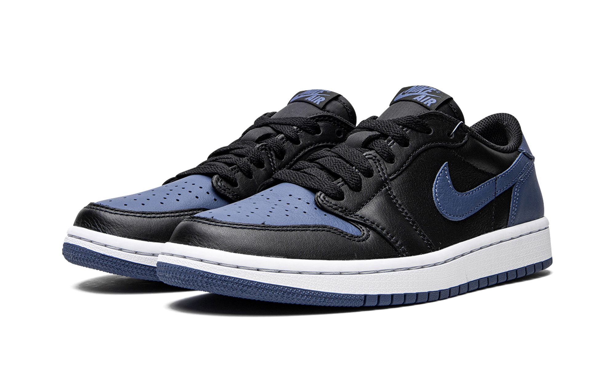 jordan 1 retro low og mystic navy women s+CZ0775-041+diagnol left view
