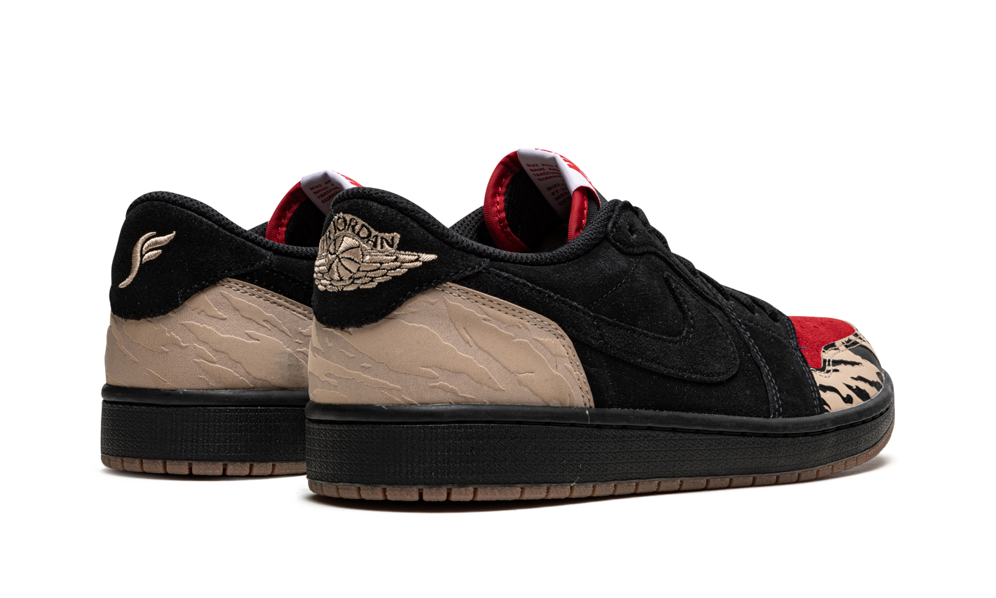 jordan 1 retro low og sp solefly+DN3400-001+diagnol right behind view