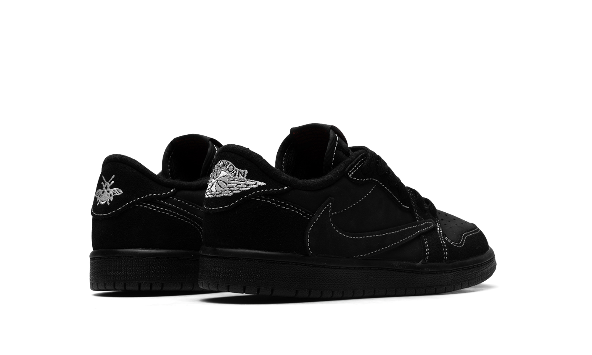 jordan 1 retro low og sp travis scott black phantom ps+DO5442-001+diagnol right behind view