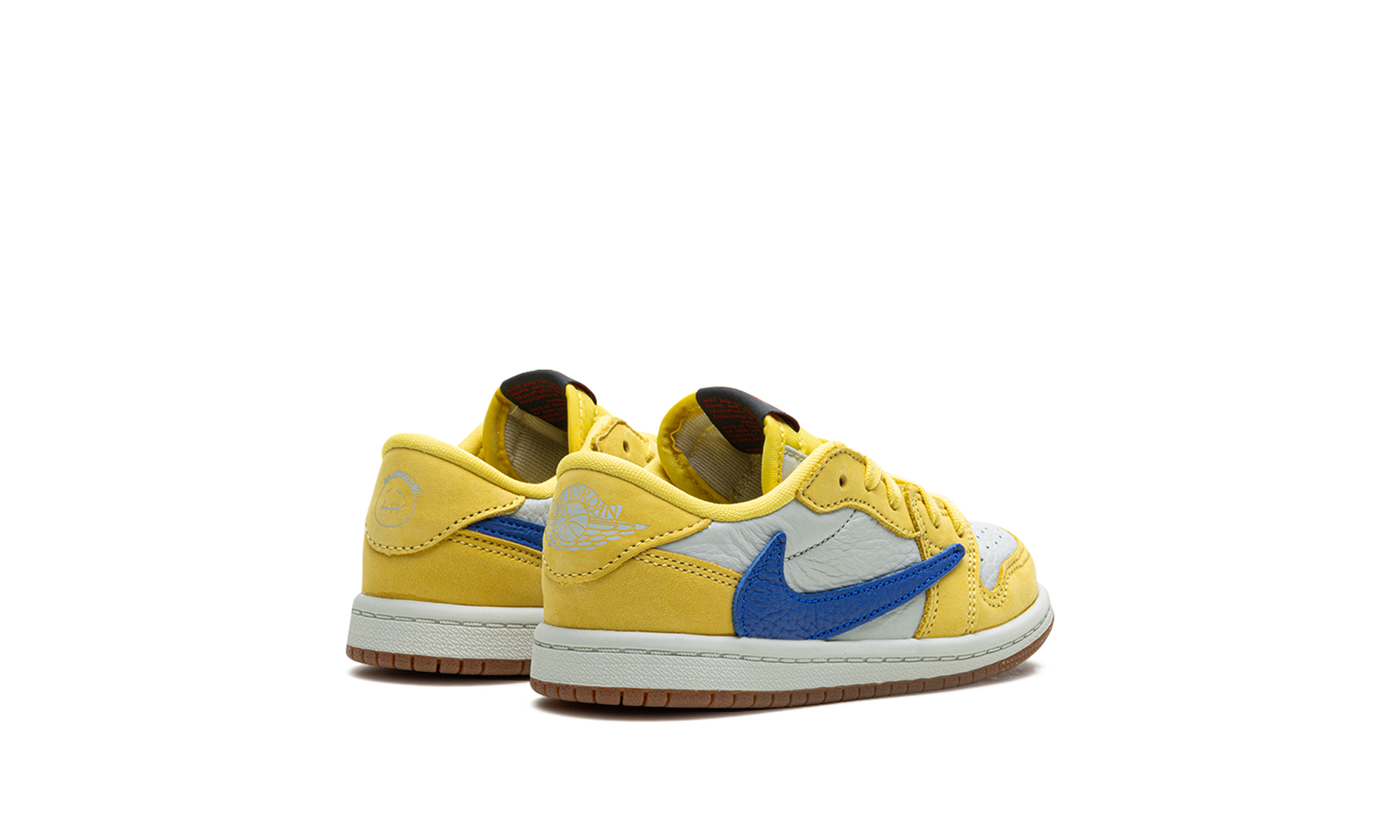 jordan 1 retro low og sp travis scott canary td+DZ5908-700+diagnol right behind view