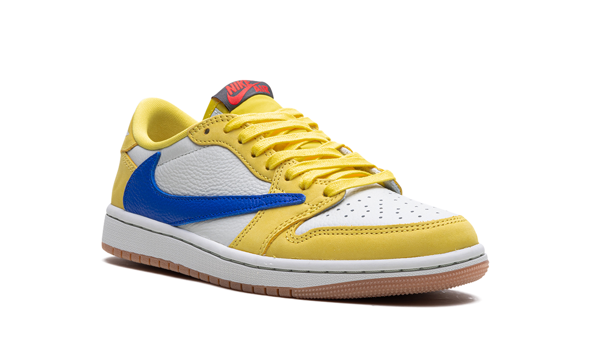jordan 1 retro low og sp travis scott canary women s+DZ4137-700+diagnol right view