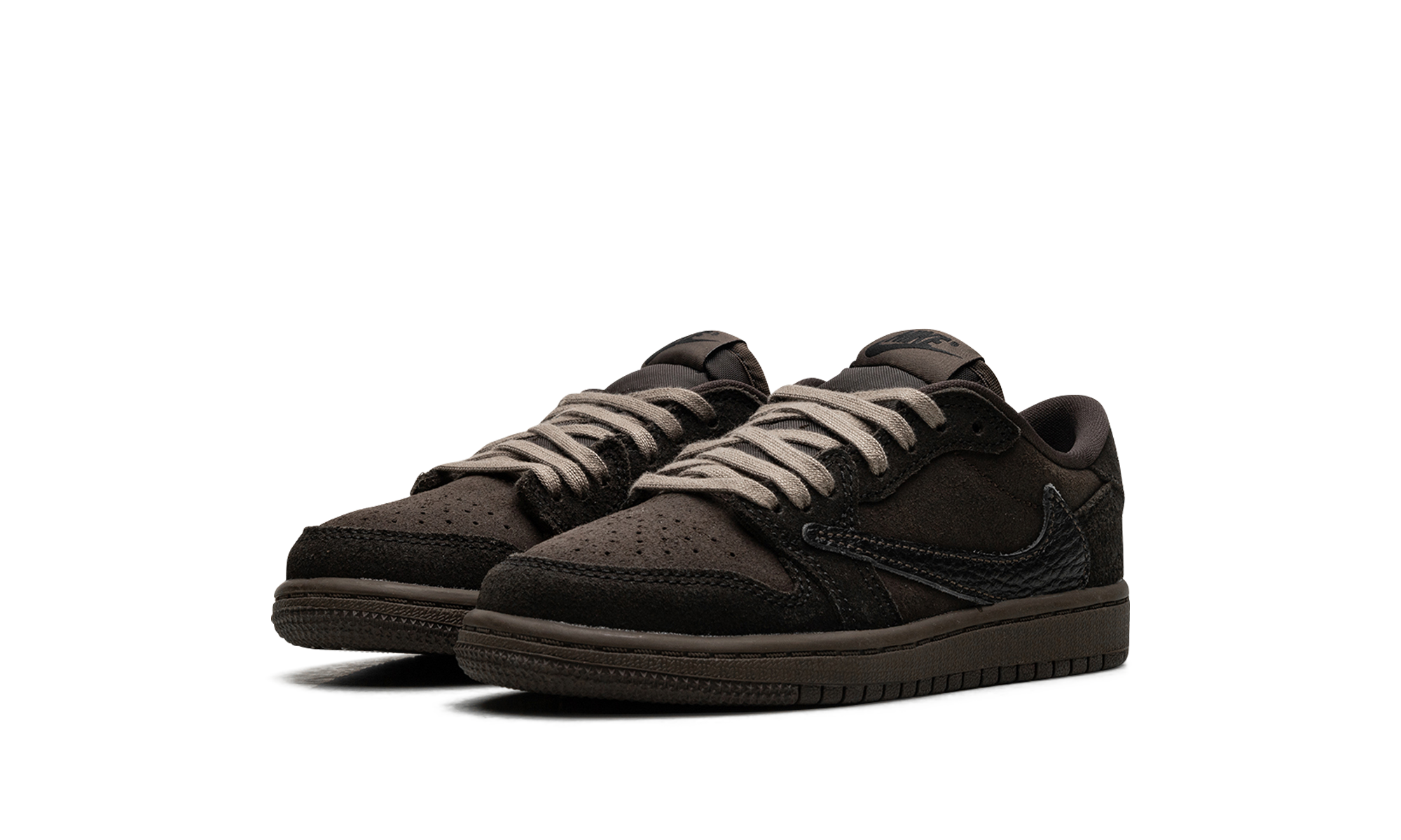 jordan 1 retro low og sp travis scott velvet brown ps+DO5442-202+diagnol left view