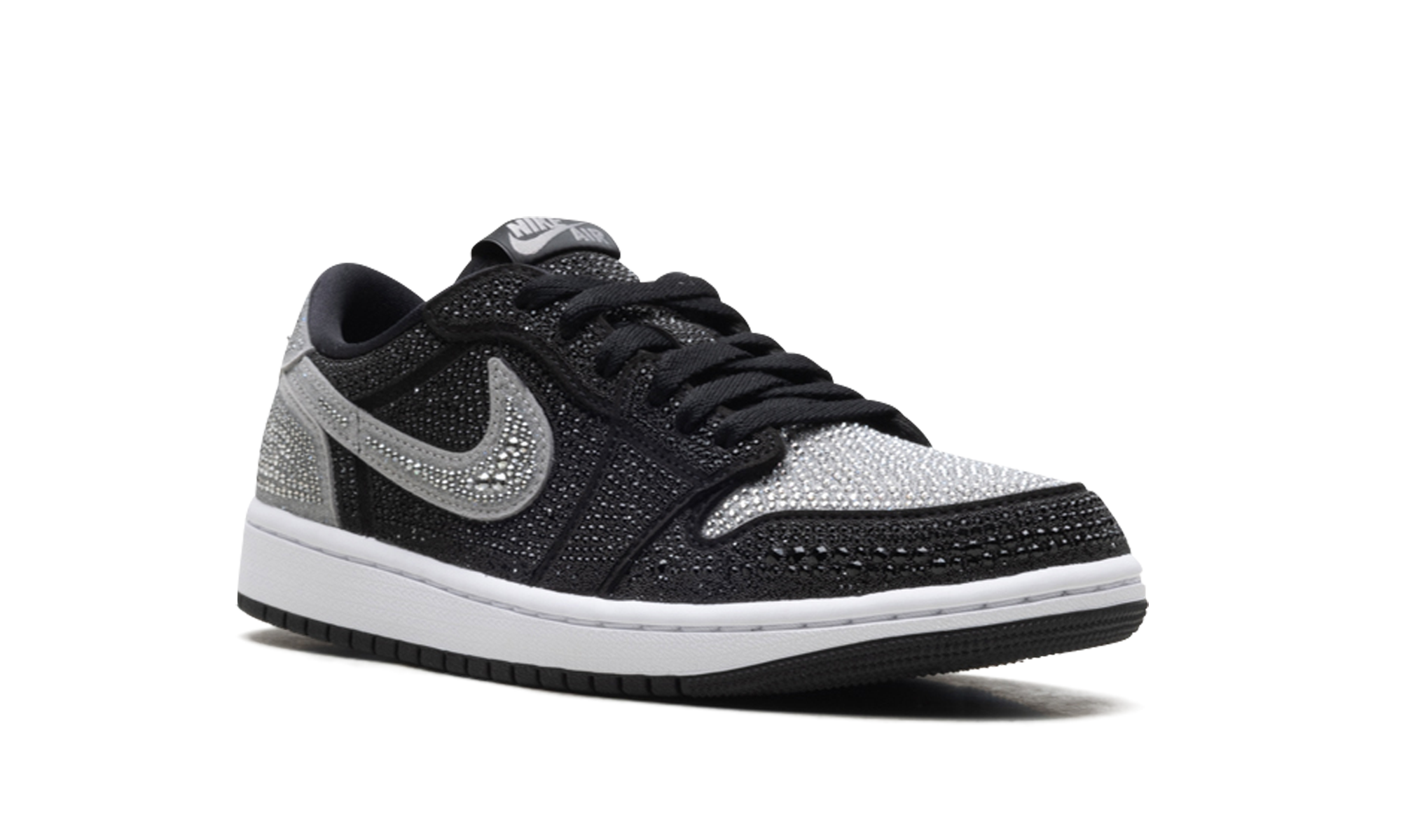 jordan 1 retro low og swarovski stealth women s+HM9208-001+diagnol right view