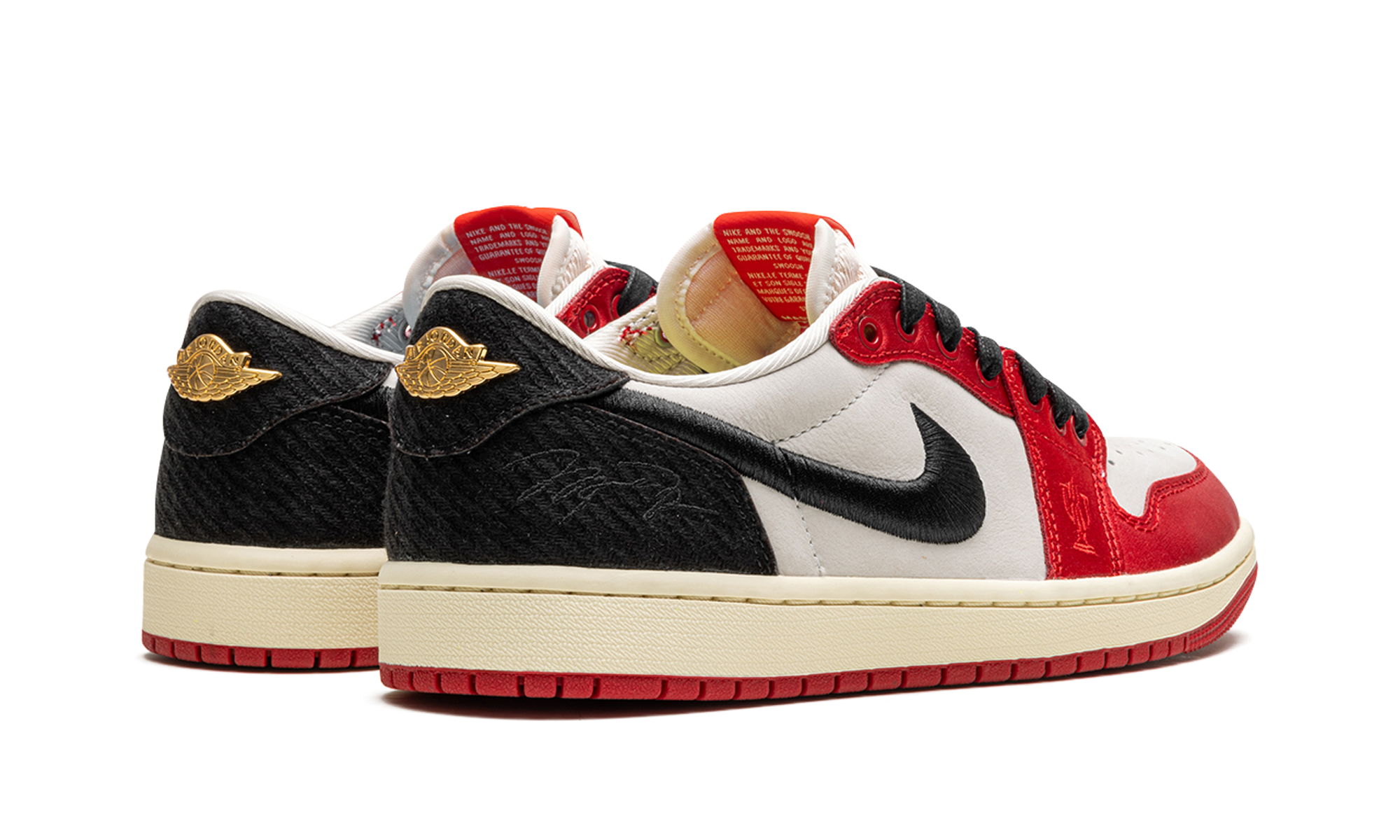 jordan 1 retro low og trophy room rookie card away+FN0432-100+diagnol right behind view