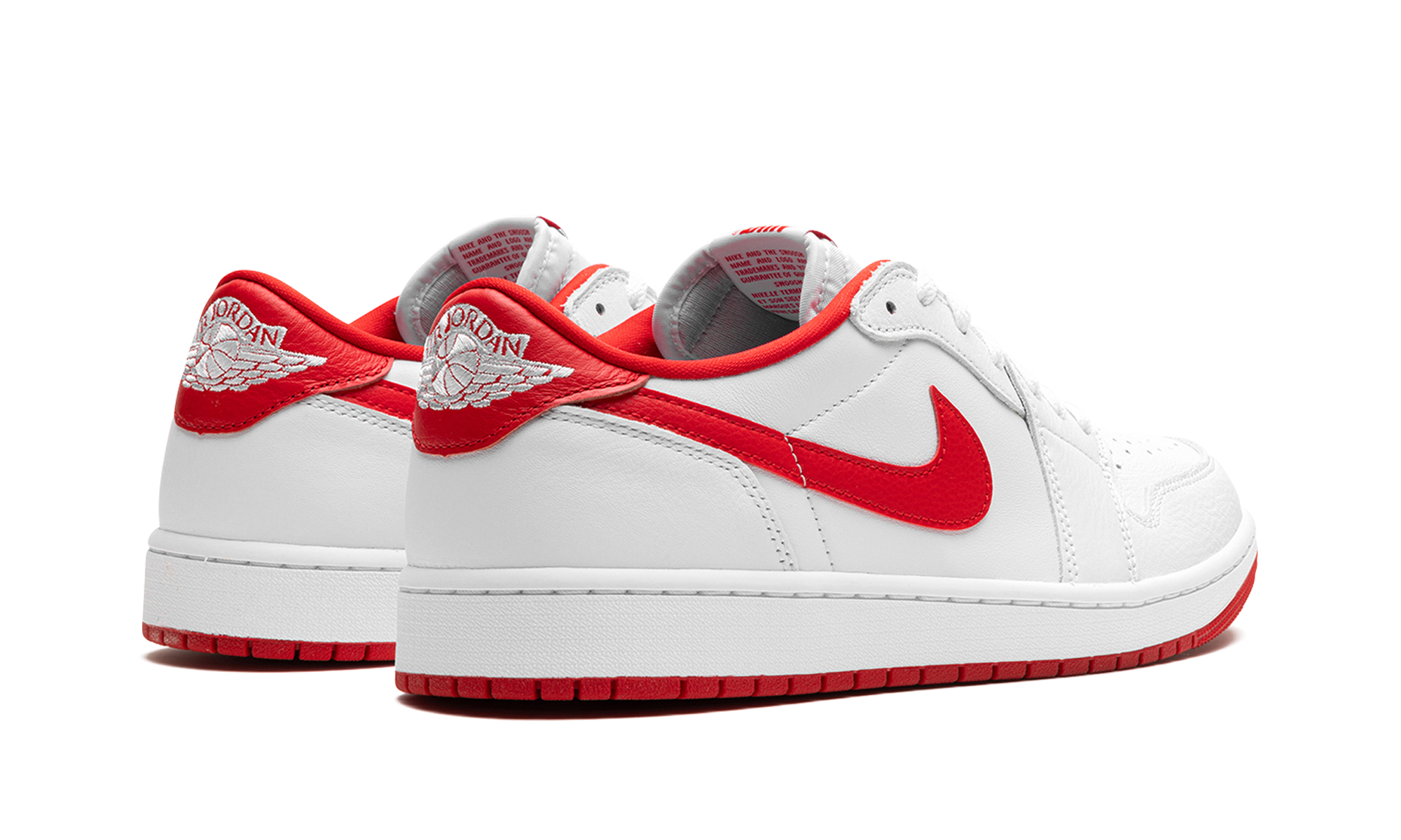 jordan 1 retro low og university red+CZ0790-161+diagnol right behind view