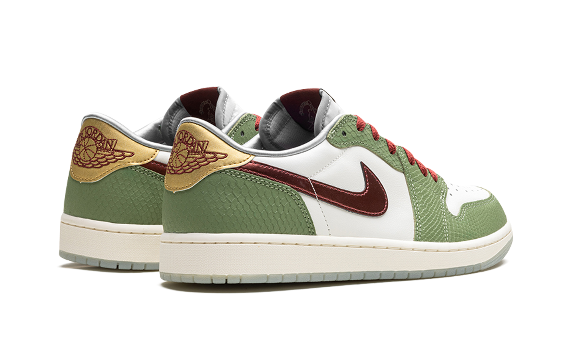 jordan 1 retro low og year of the dragon 2024+FN3727-100+diagnol right behind view