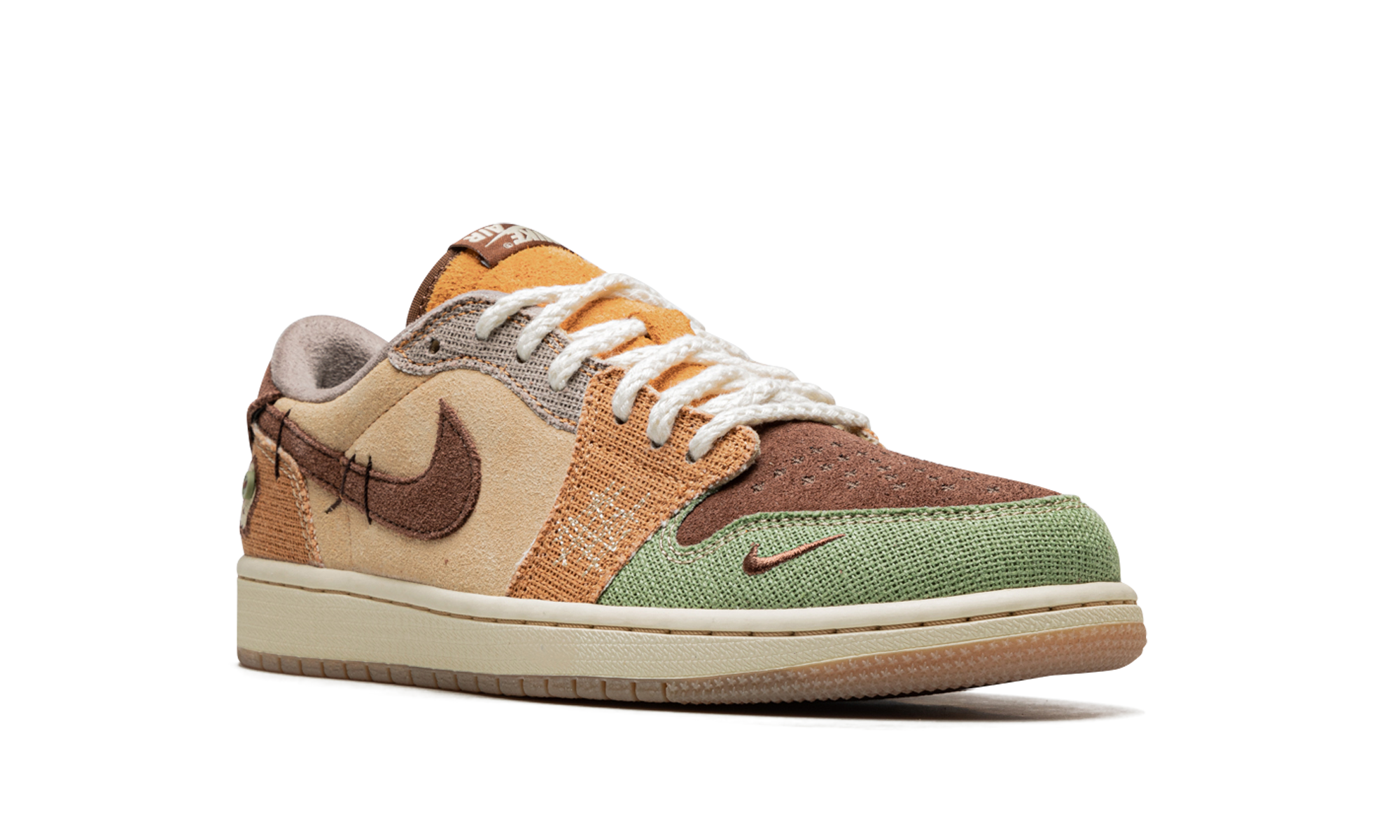 jordan 1 retro low og zion williamson voodoo+DZ7292-200+diagnol right view