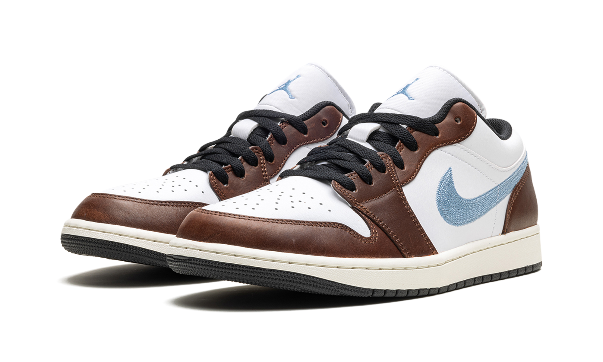 jordan 1 retro low se brown blue grey+FQ7832-142+diagnol left view