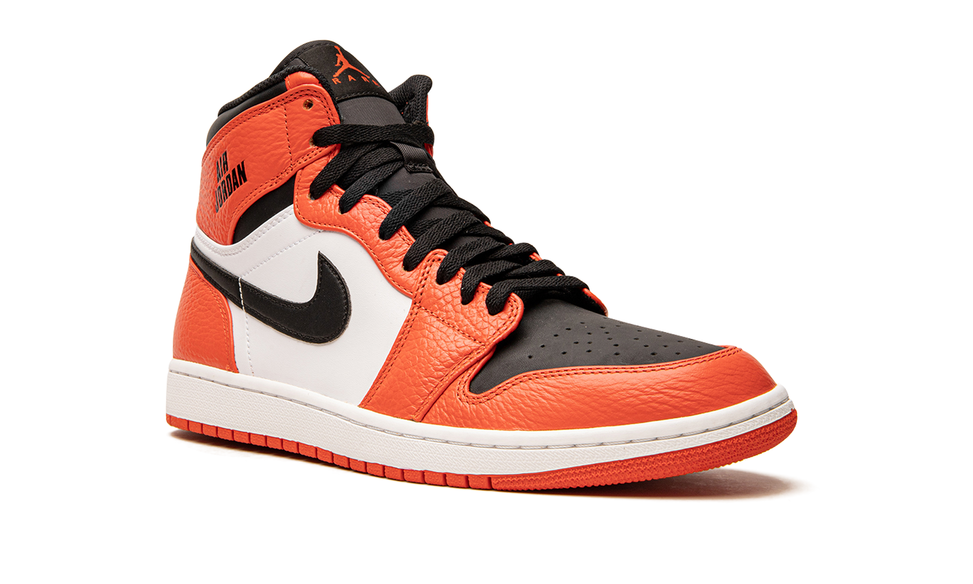 jordan 1 retro rare air max orange+332550-800+diagnol right view 1